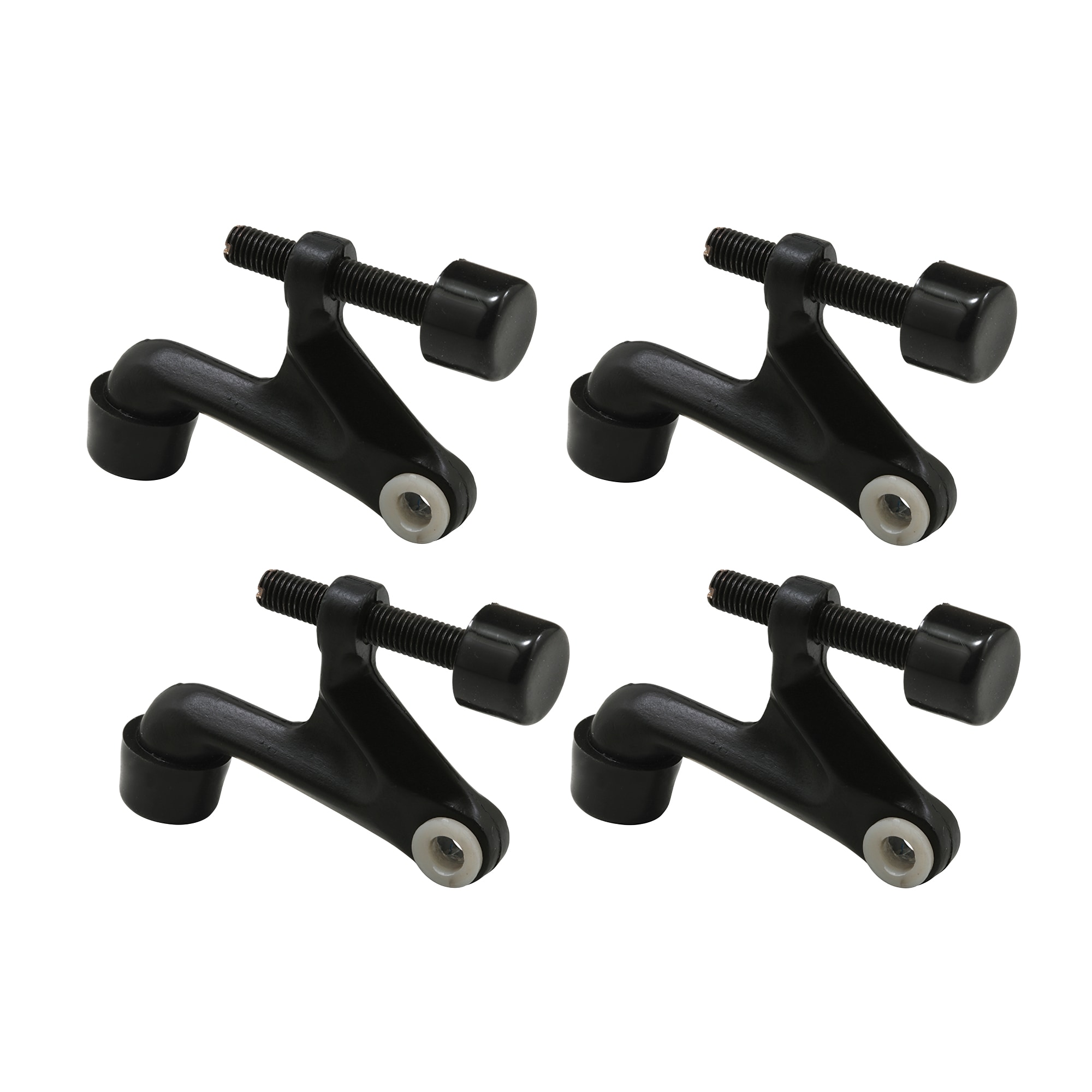 Prime-Line U 10131-4 2-in Black Hinge pin Door Stop 4 -Pack