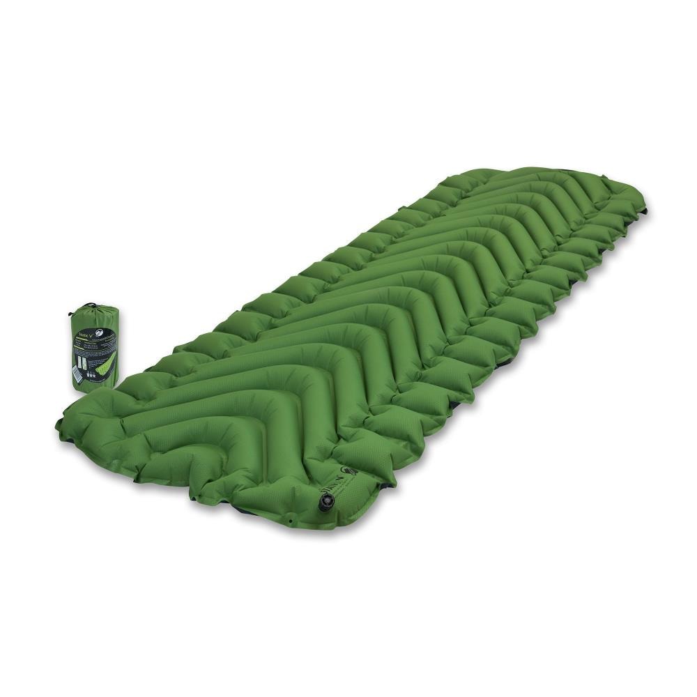 Klymit 79187 Static V Advanced Body Mapped Compact Inflatable Sleeping Pad, Green