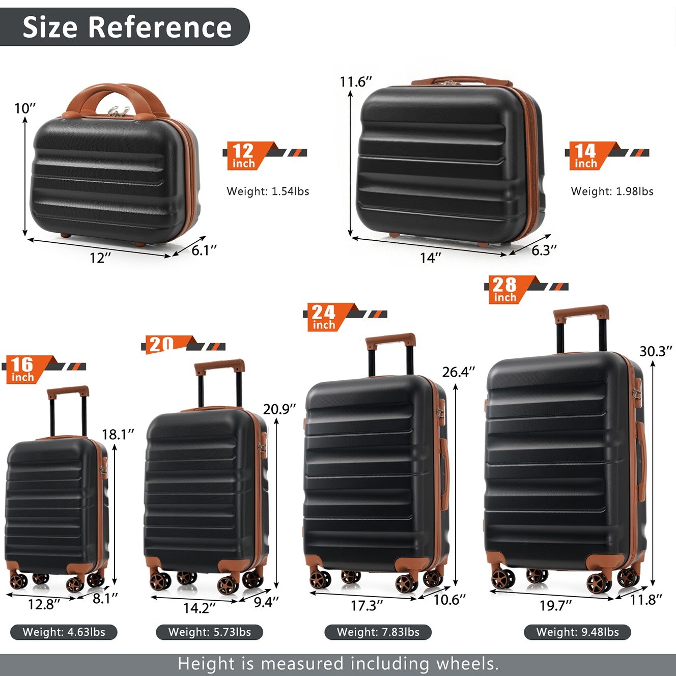 Bybafun YD9600086 Luggage-And-Luggage-Sets - View #4