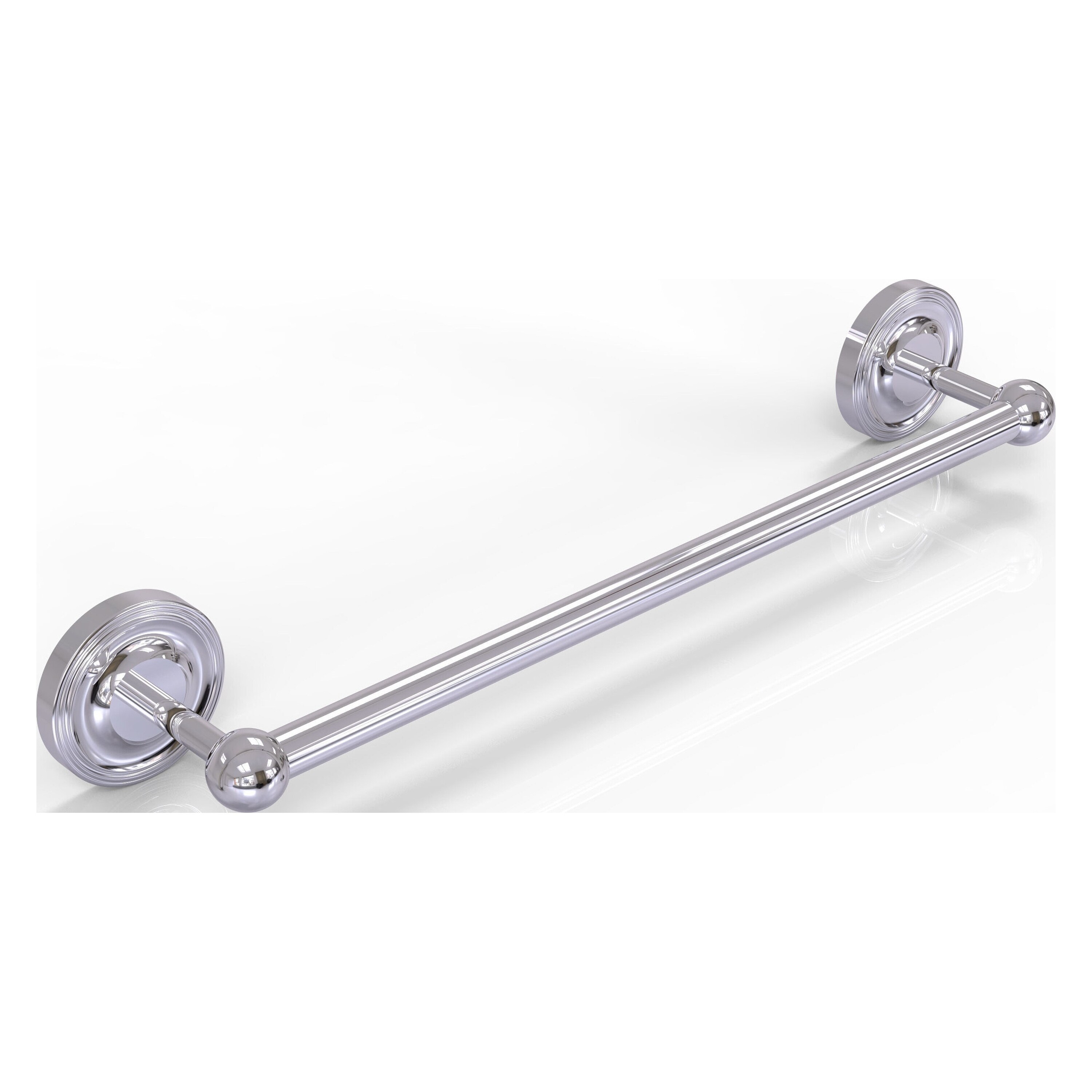 Allied Brass PR-41/24-PC Prestige Regal 24-in Polished Chrome Wall mount Single Towel Bar