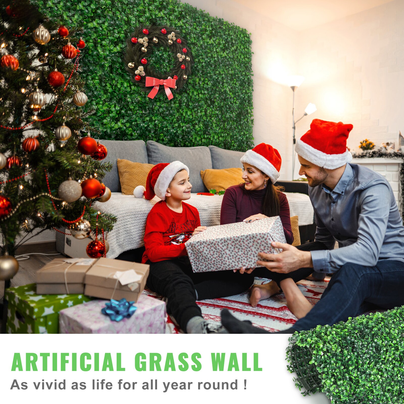 VEVOR PJSRZZWQ12PCFZ3DLV0 Precut-Artificial-Grass - View #5