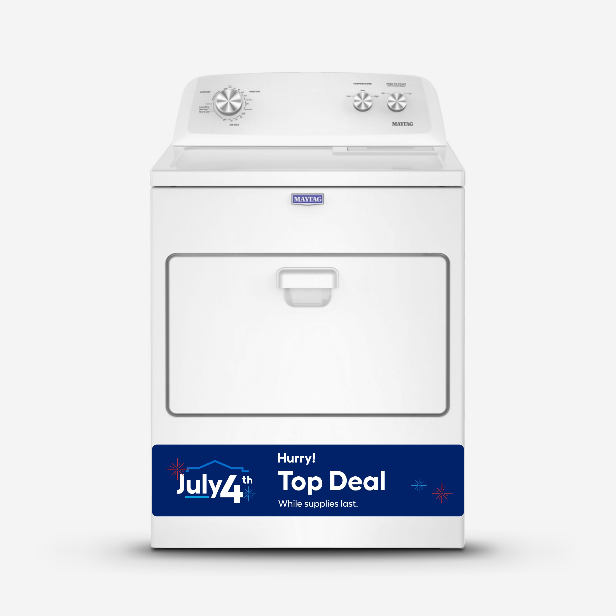 Maytag MGD4005SW Large Vented Gas Dryer ( White )