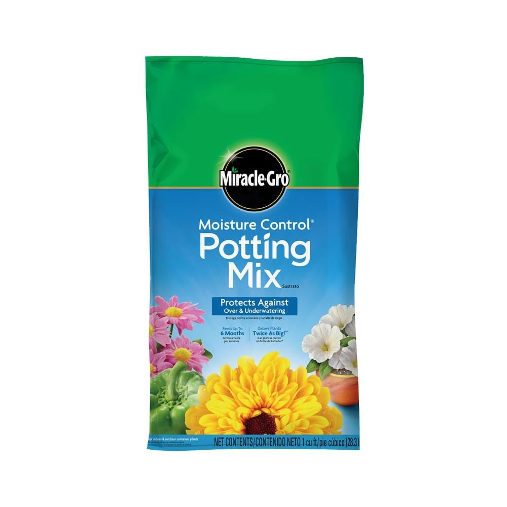Miracle-Gro 75551301 Moisture Control 1-cu ft All-purpose Potting Soil Mix