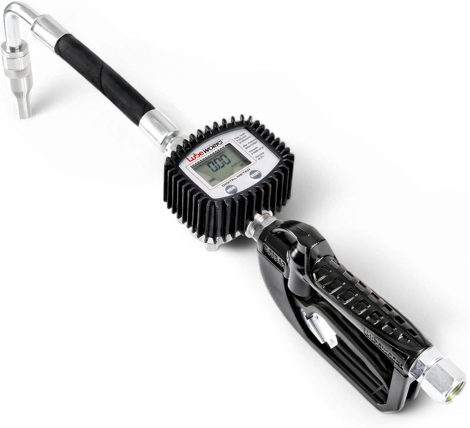 Lubeworks  Oil Control Valve Digital Meter Dispensing Nozzle