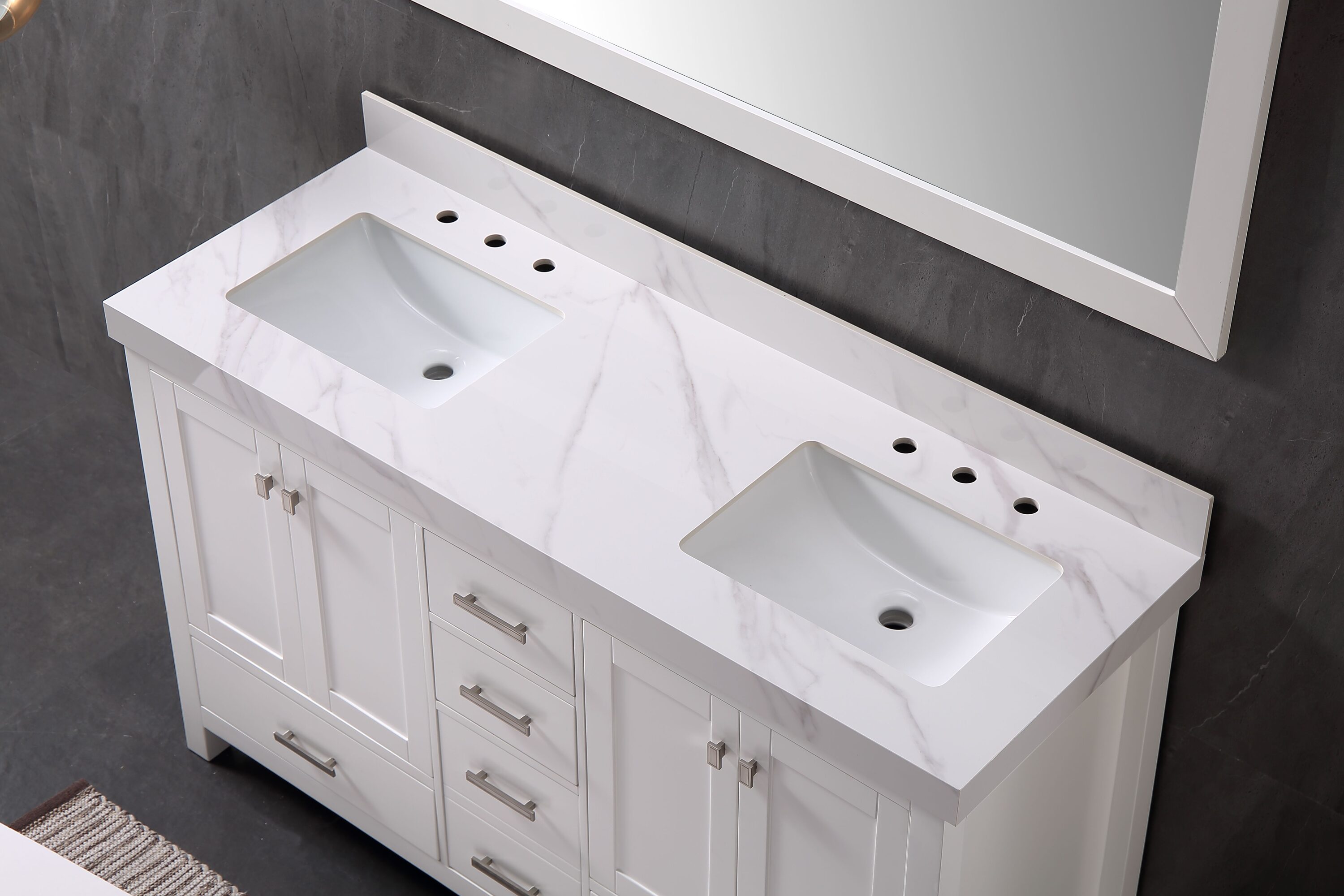 HomLux BD-PVTCW61DB Vanity-Tops - View #3