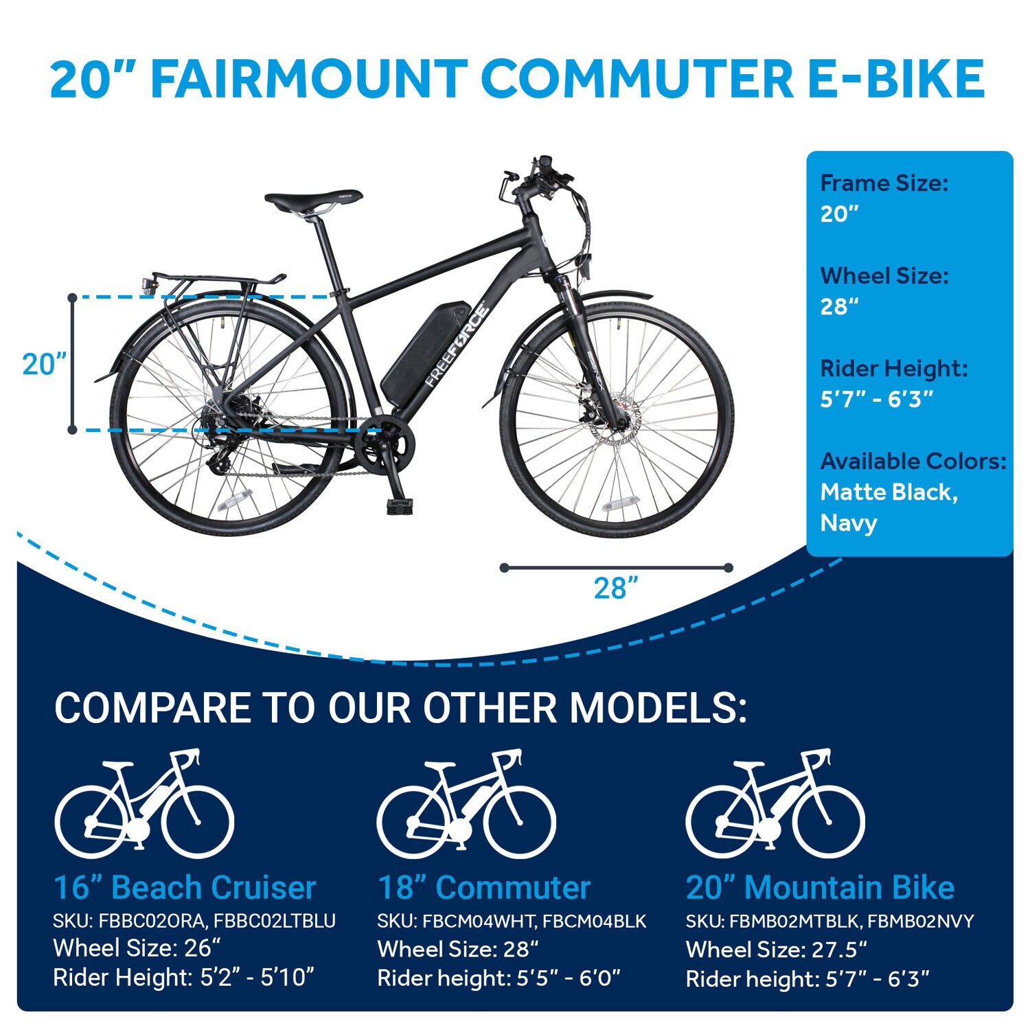 FreeForce FBCM03MTBLK bikes - View #2