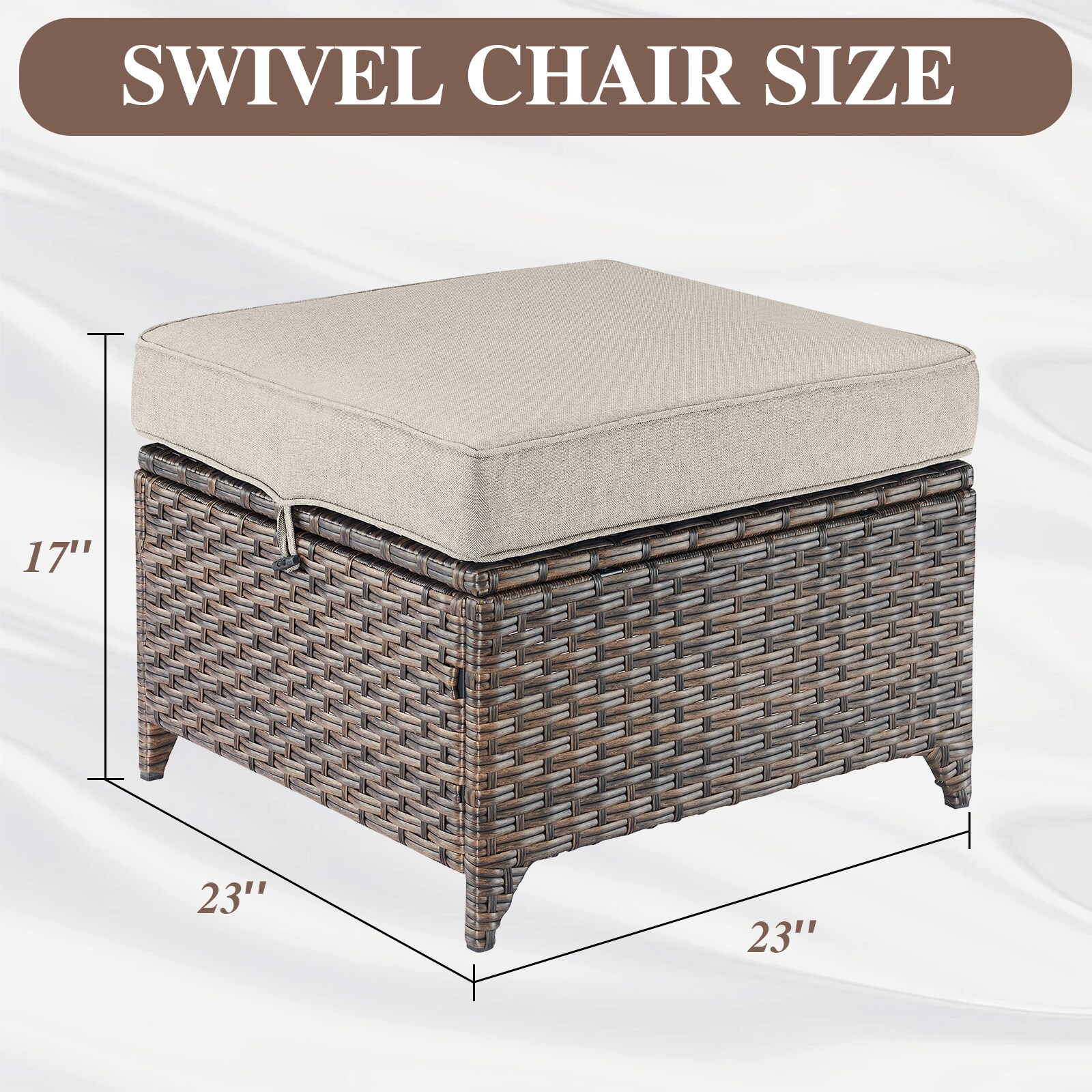 0 PALRBR40-2S Stools-Ottomans - View #8