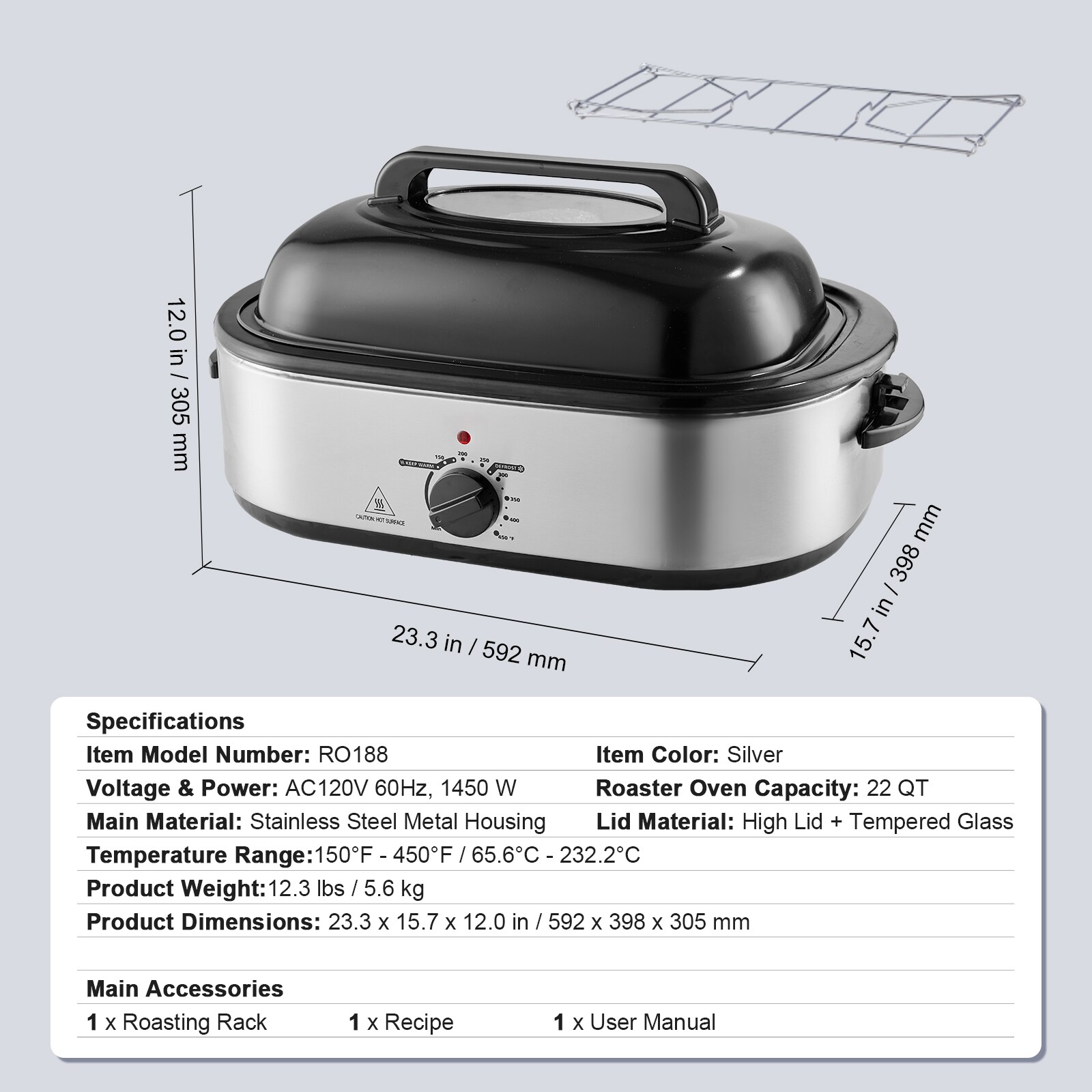 VEVOR SCKJL22QTYSJ07958V1 Roaster-Ovens - View #7