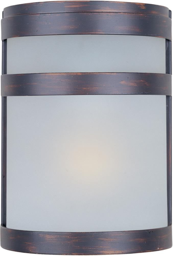 Maxim Lighting 5000FTOI Arc 1 -Light 9-in H Oil-rubbed Bronze Hardwired Outdoor Wall Light