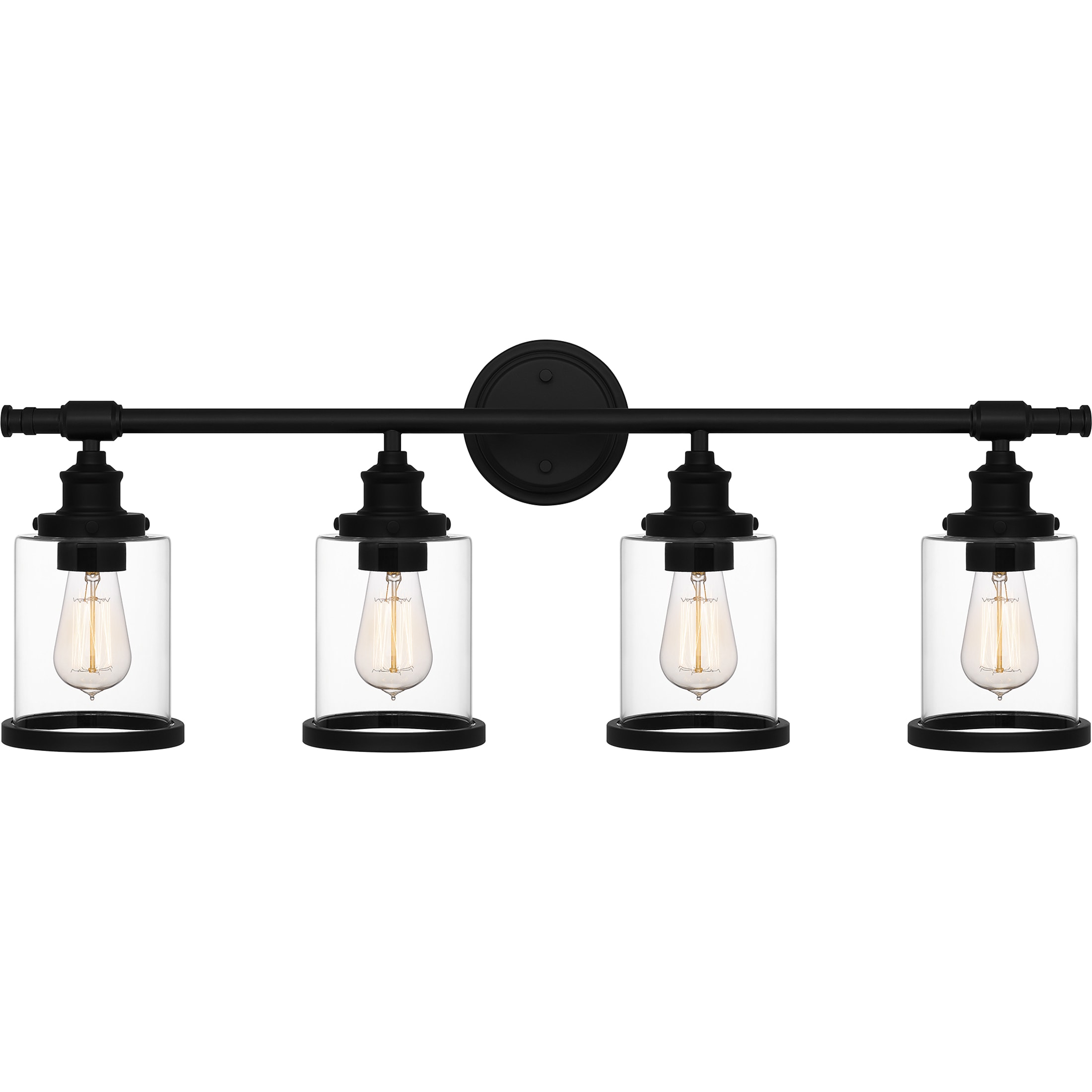 Quoizel DIX8632MBK Dupree 5-Light Brushed Weathered Brass Island Light