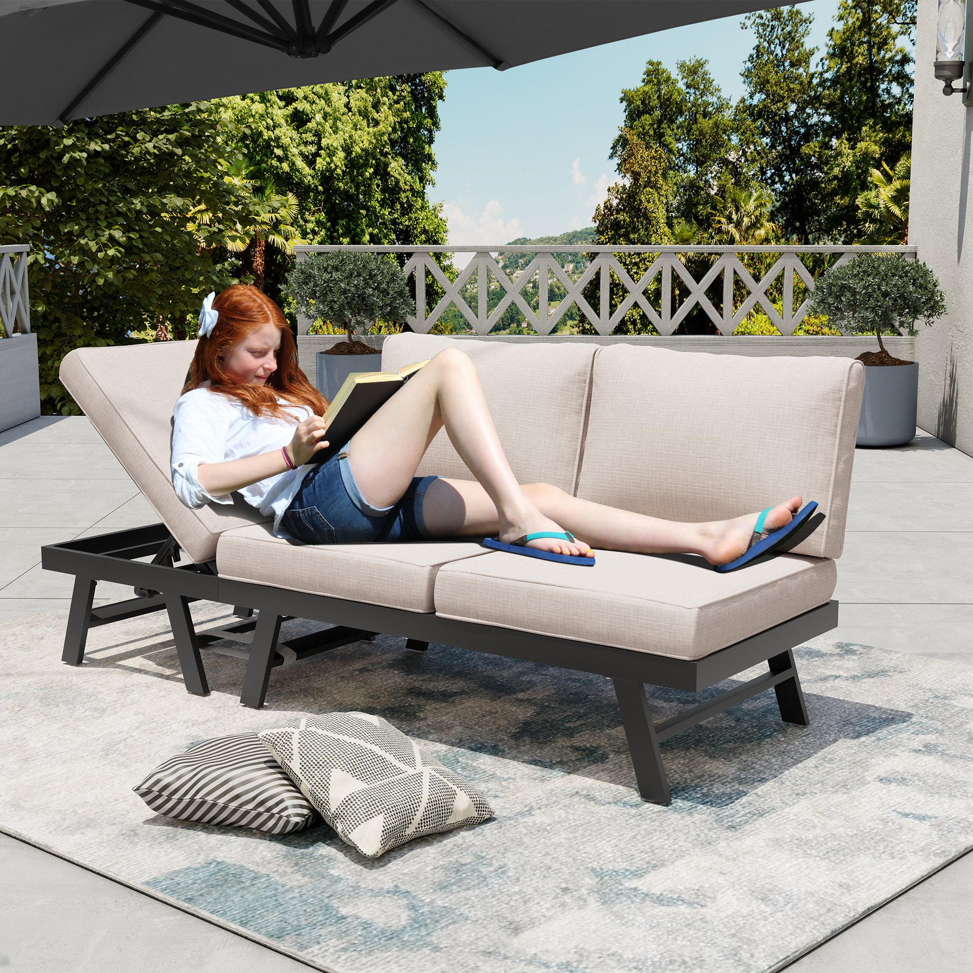 Crestlive Products CL-SF004BEI Patio-Sofas-Daybeds - View #7
