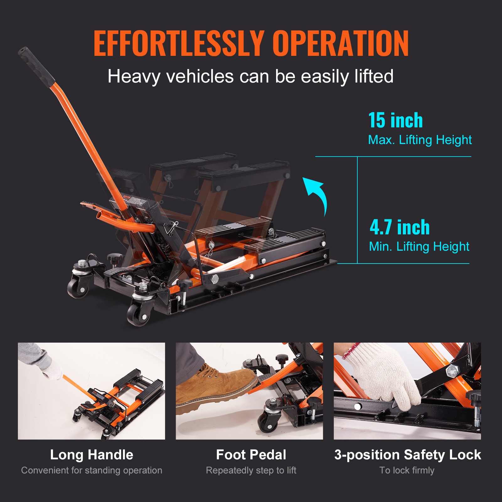 VEVOR MTCSJJYYB15004IG5V0 Vehicle-Lifts - View #4