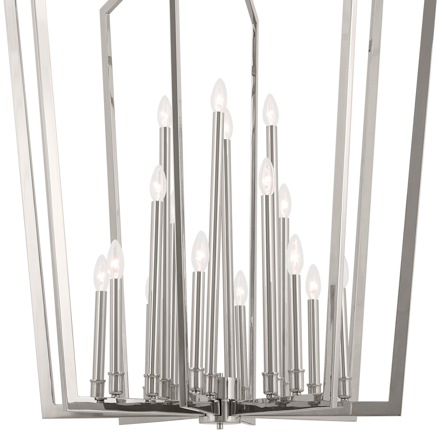 Kichler Abbotswell 16 -Light Polished Nickel Traditional Lantern Large Hanging Pendant light 5524010 Kichler Abbotswell 16 -Light Polished Nickel Traditional Lantern Large Hanging Pendant light 5524010 Sansujyuku sansujyuku.com