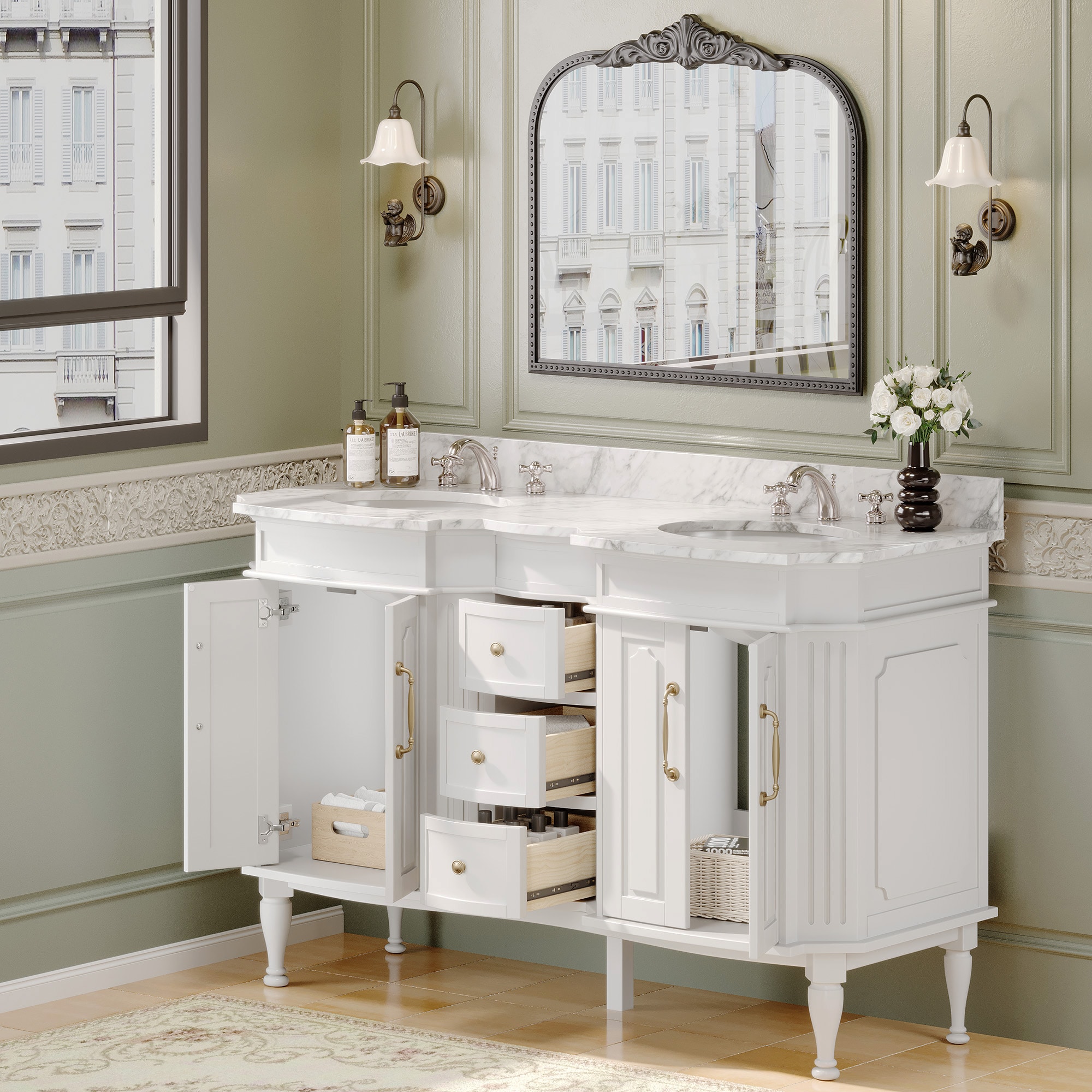 VOUA SAF-DSRCJ-YE Bath-Vanity-Combo - View #2