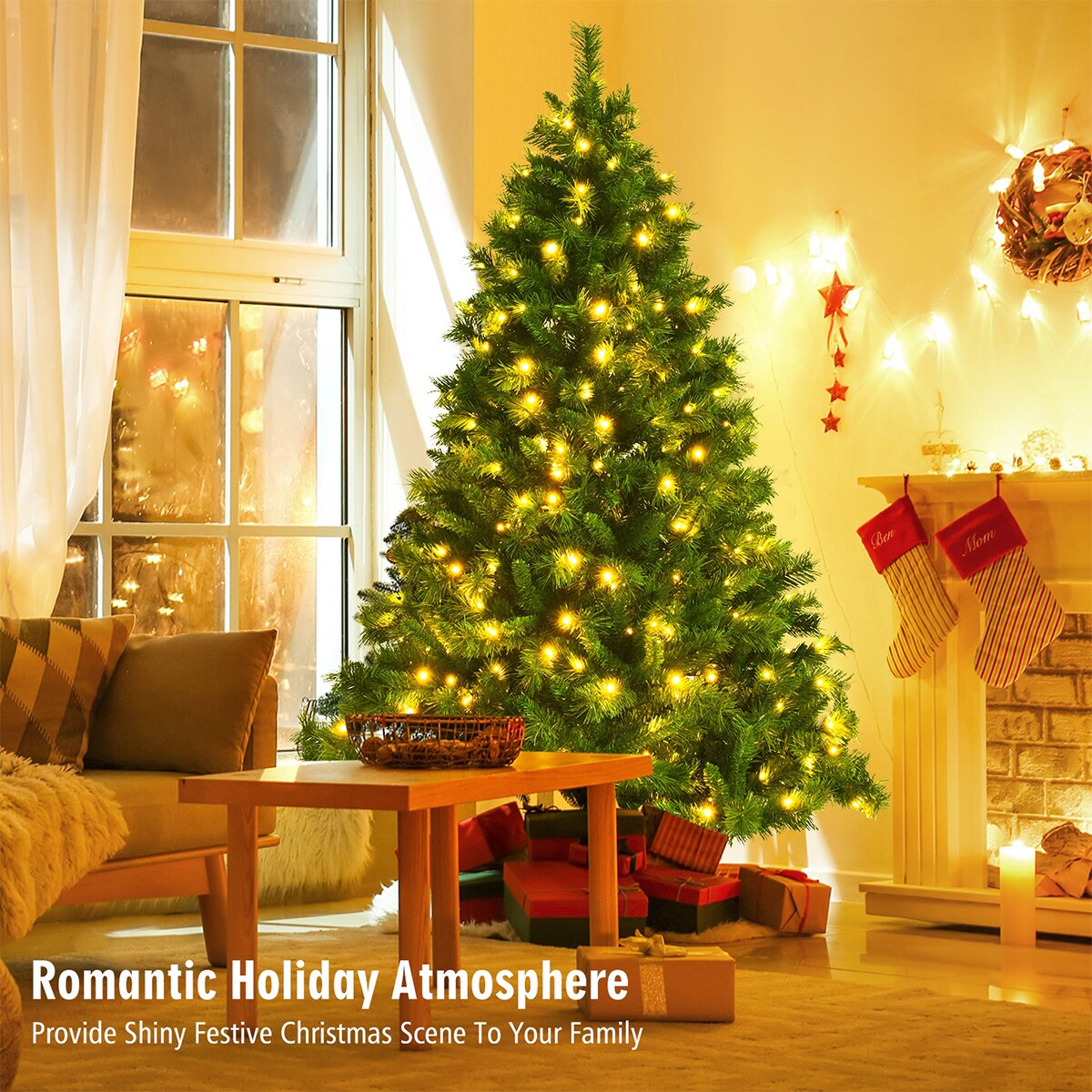 WELLFOR CM-HJY-23537US Artificial-Christmas-Trees - View #8