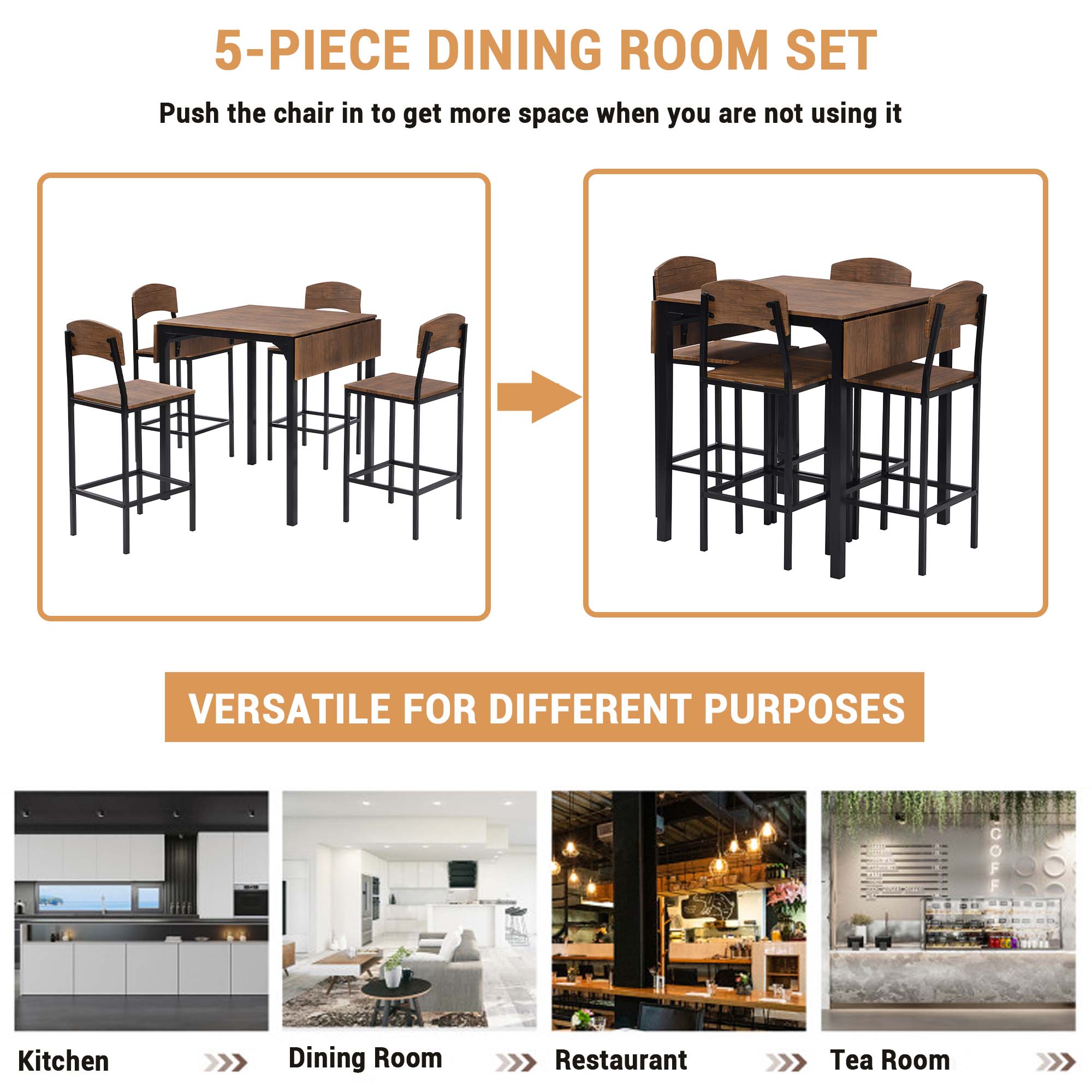 Fun Orange FUN25DS12 Dining-Sets - View #5