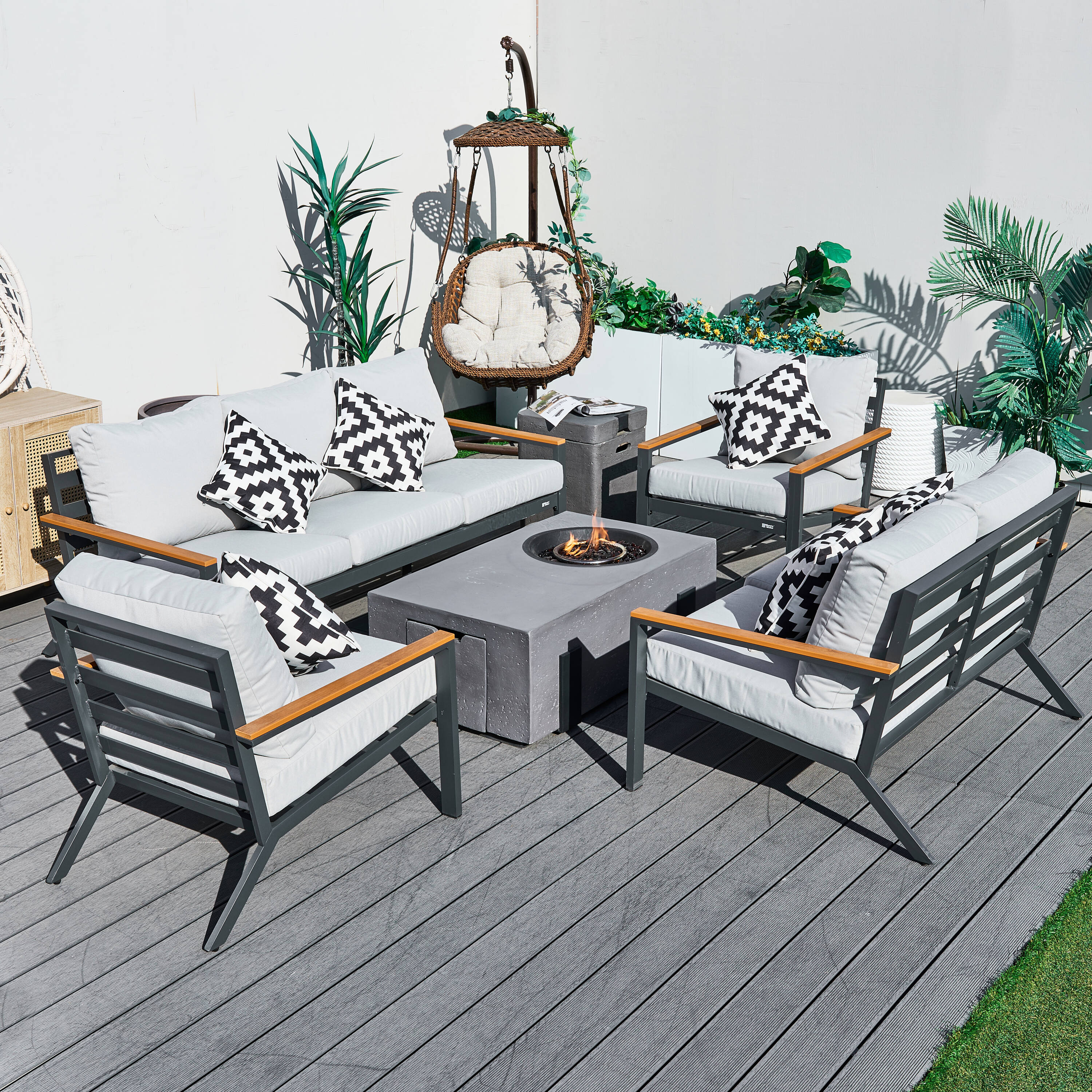 Direct Wicker DWS-2481TSCLS&2355G Patio-Conversation-Sets - View #6