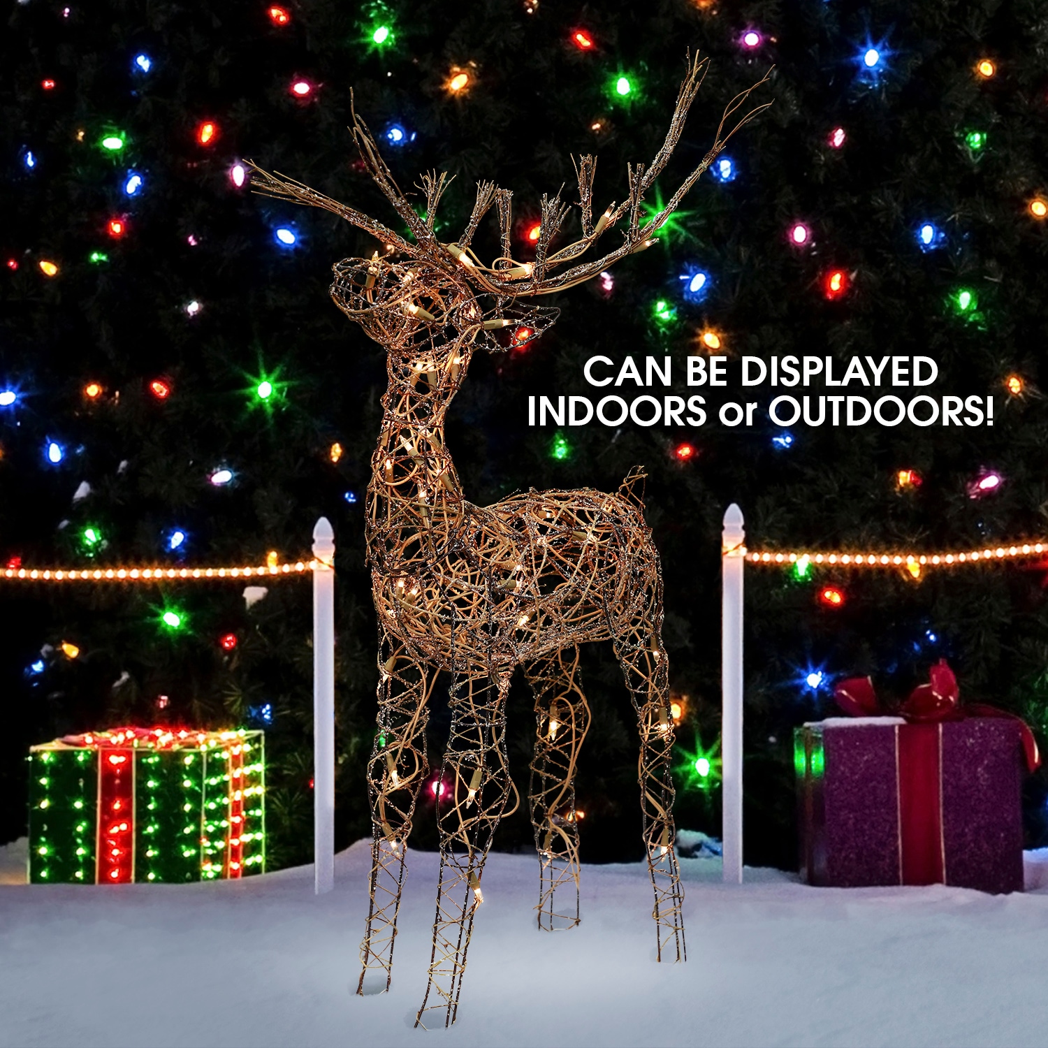 Alpine Corporation AUH164 Outdoor-Christmas-Decor - View #4