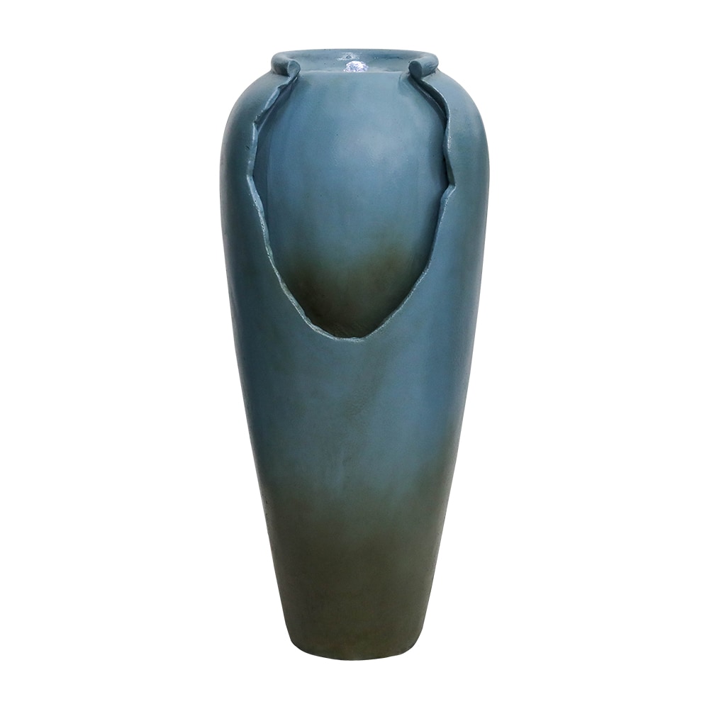 Watnature FD51061 30.7-in H Concrete Electric Powered Outdoor Fountain Statue Pump Included