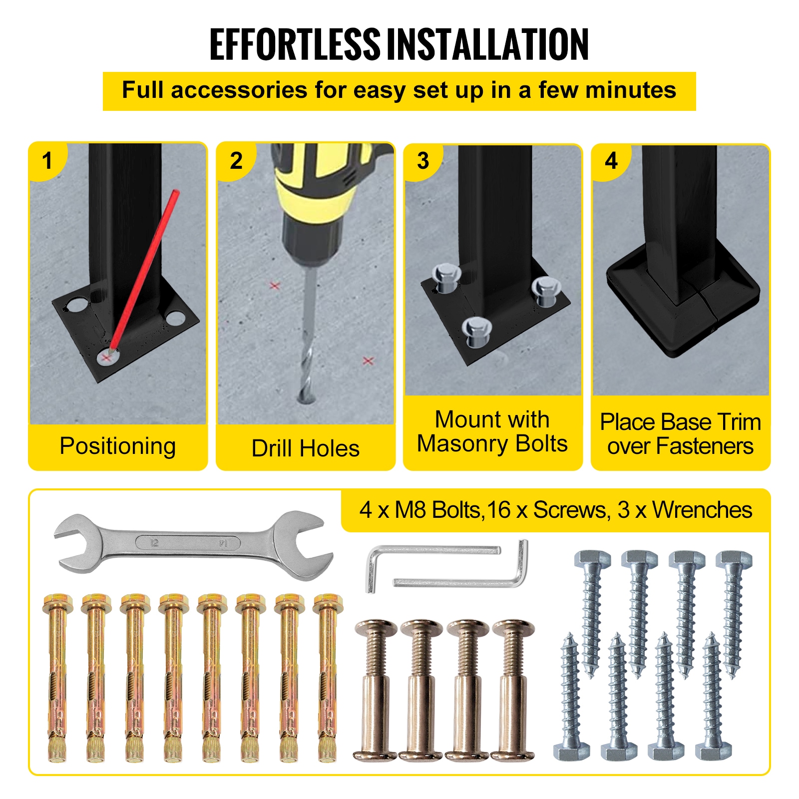 VEVOR SC5FTHWTYFSB00118V0 railings - View #6