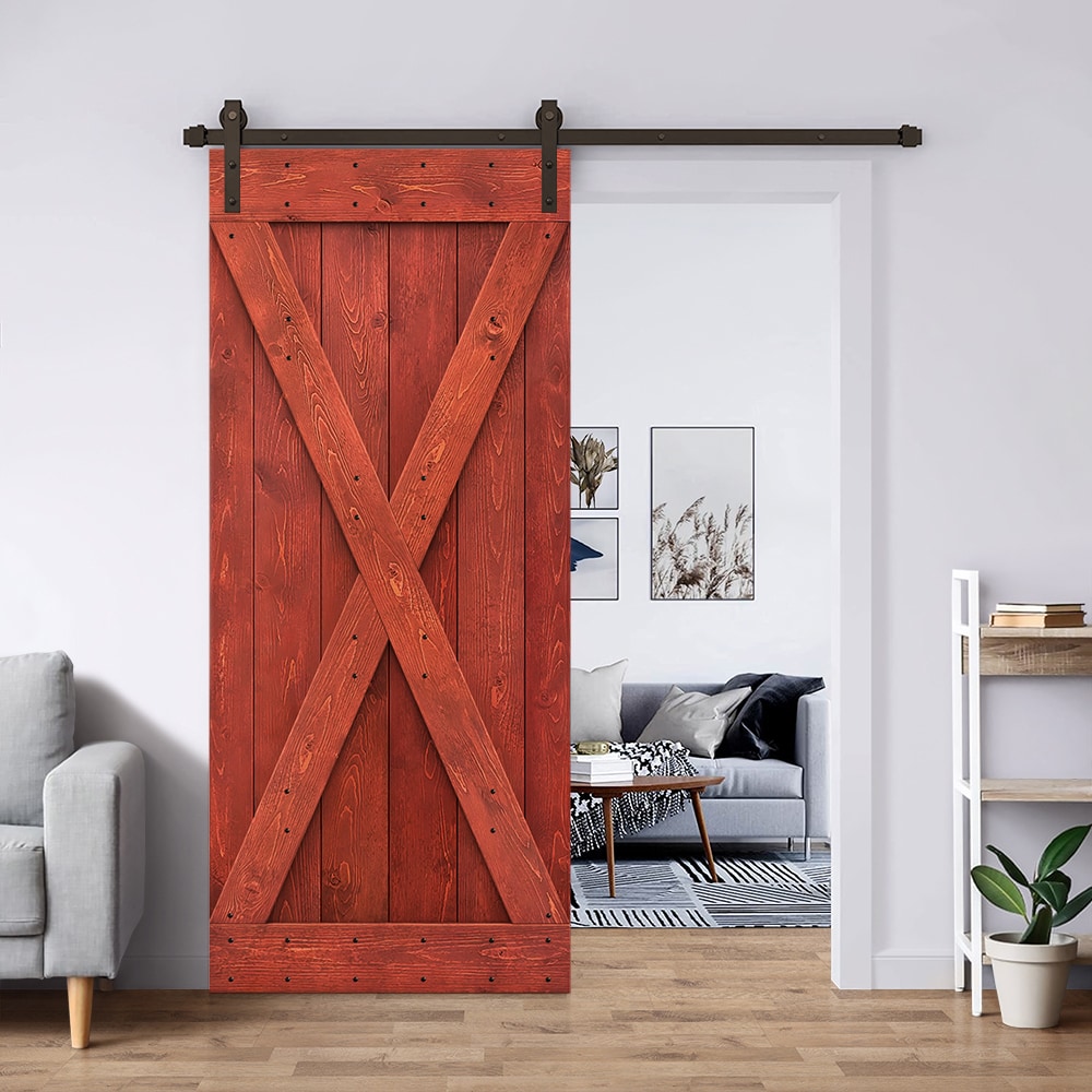 CALHOME SWD11-AB-96+ASM-X42H Barn-Doors - View #2