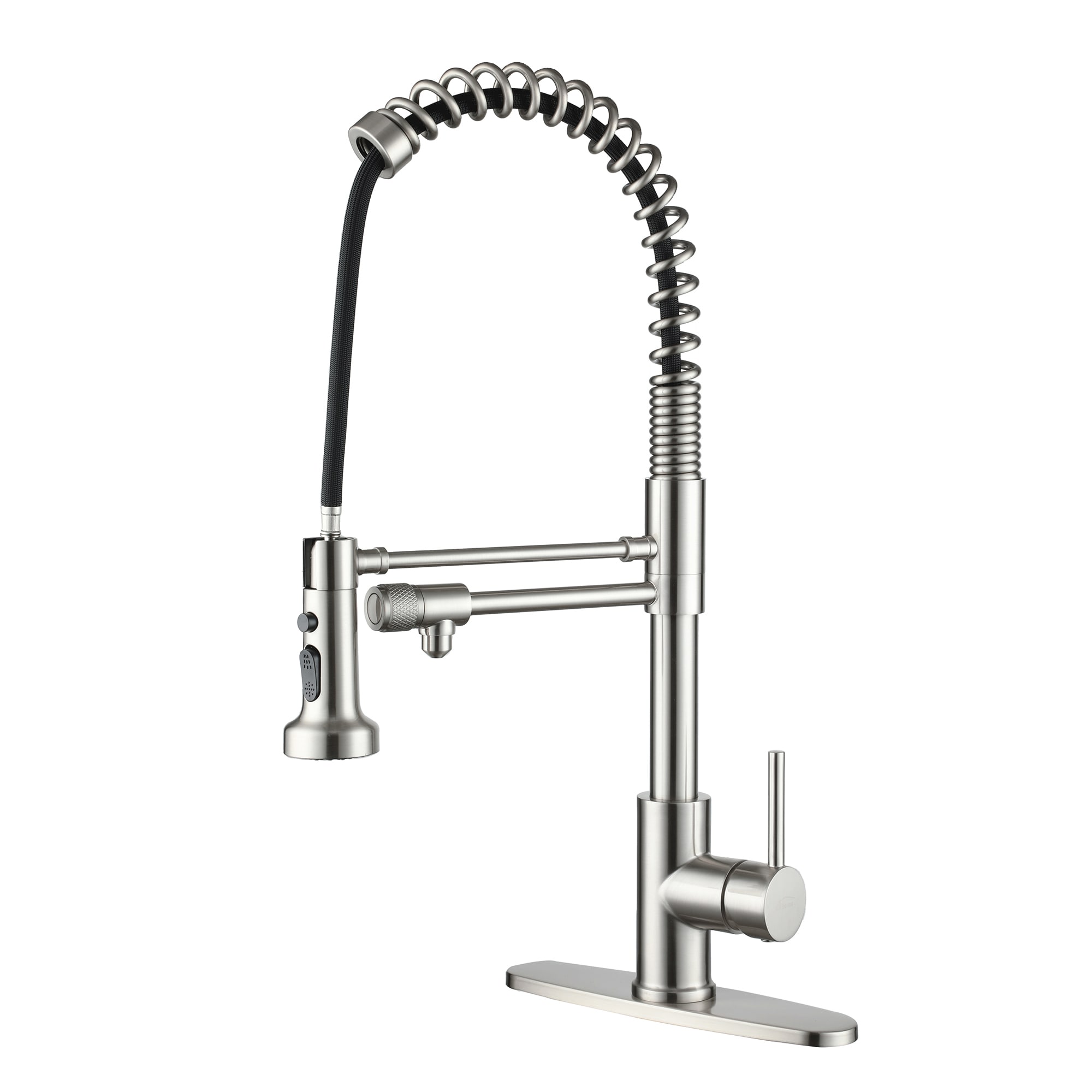 Clihome Kitchen Faucet with Water purification Spout Brushed Nickel ...