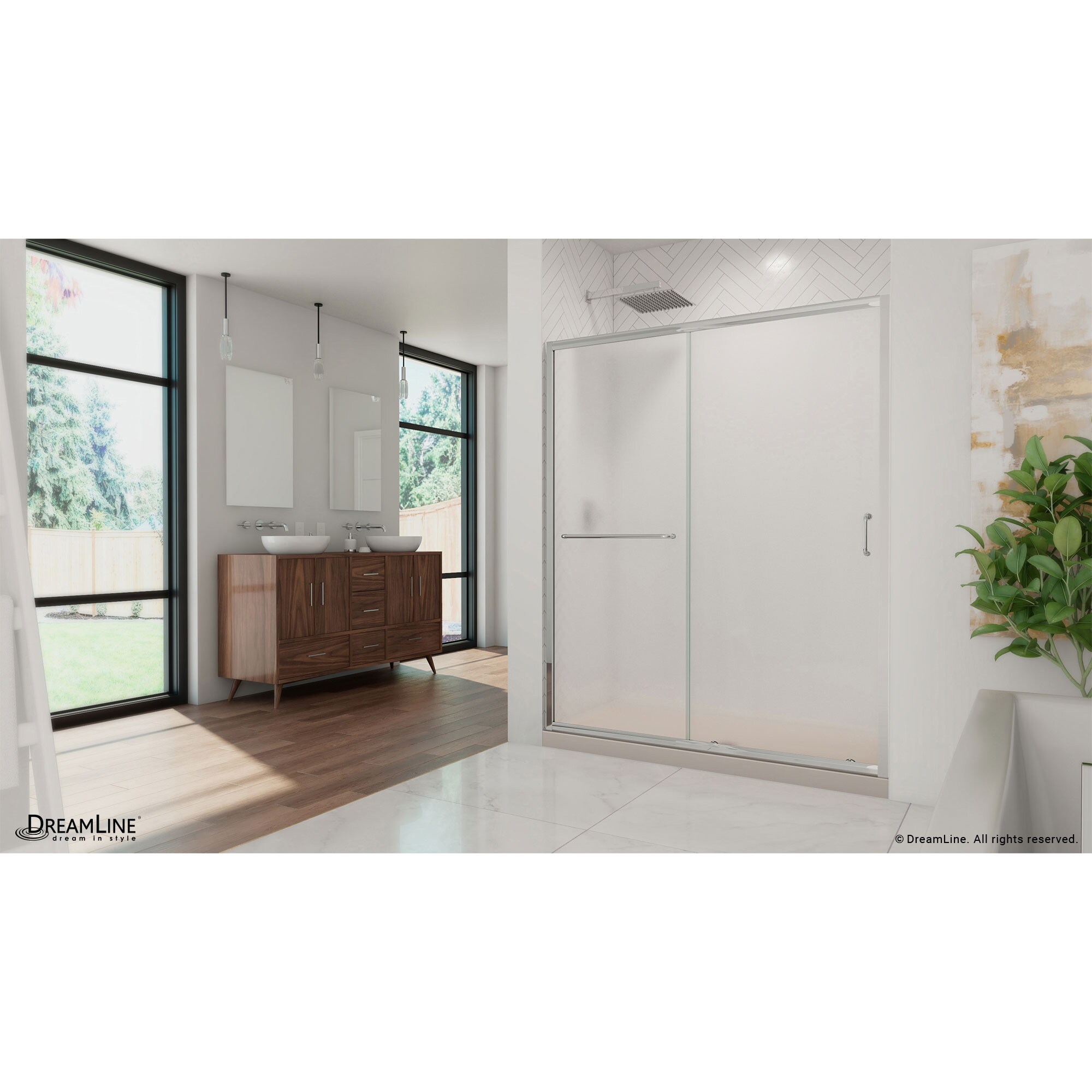 DreamLine DL-6970C-22-01F Alcove-Shower-Kit - View #3