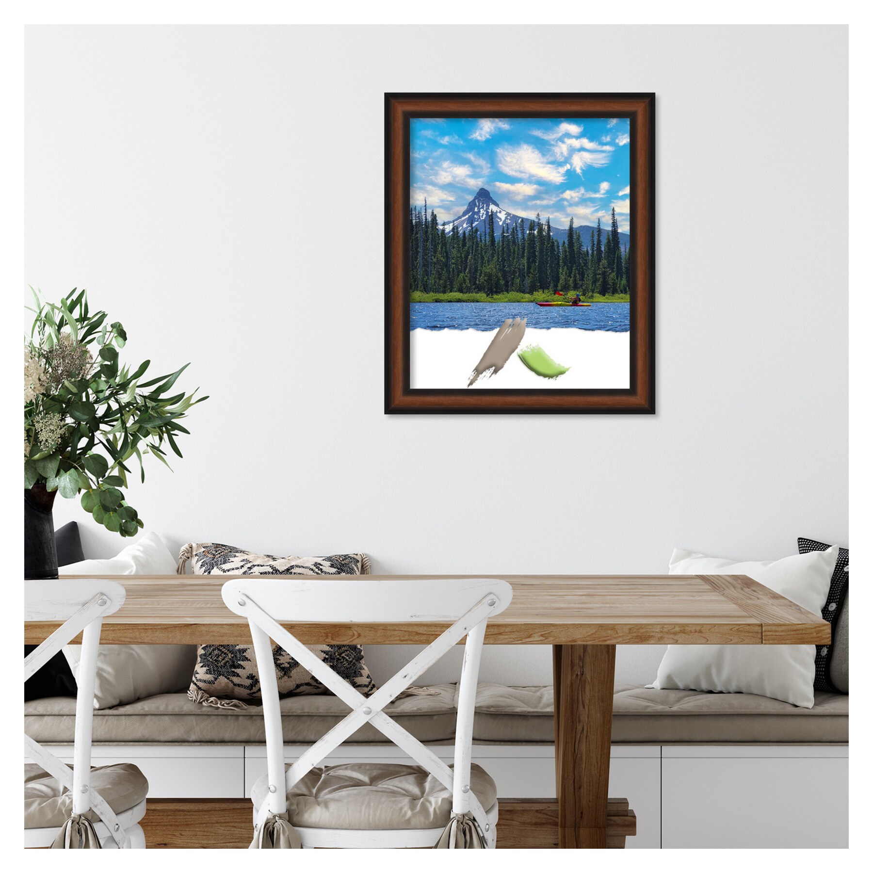 Yale Walnut 18x22 Classic Picture Frame