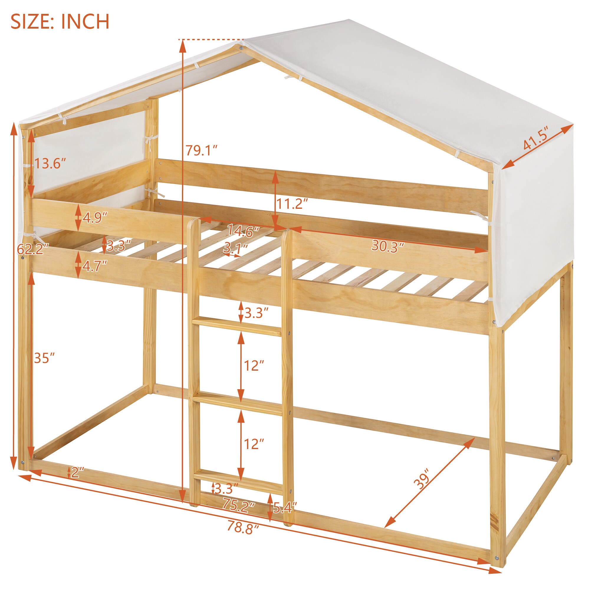 Qualler BLE000708M Bunk-Beds - View #9