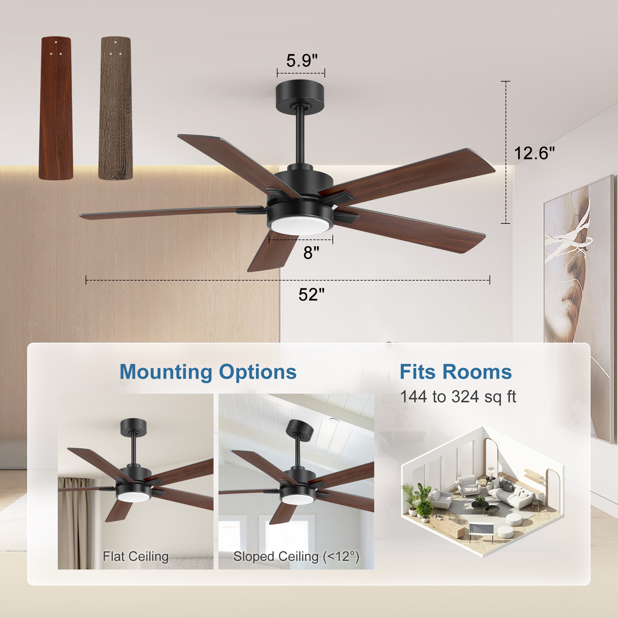 Breezary 30001-BK Ceiling-Fans - View #13