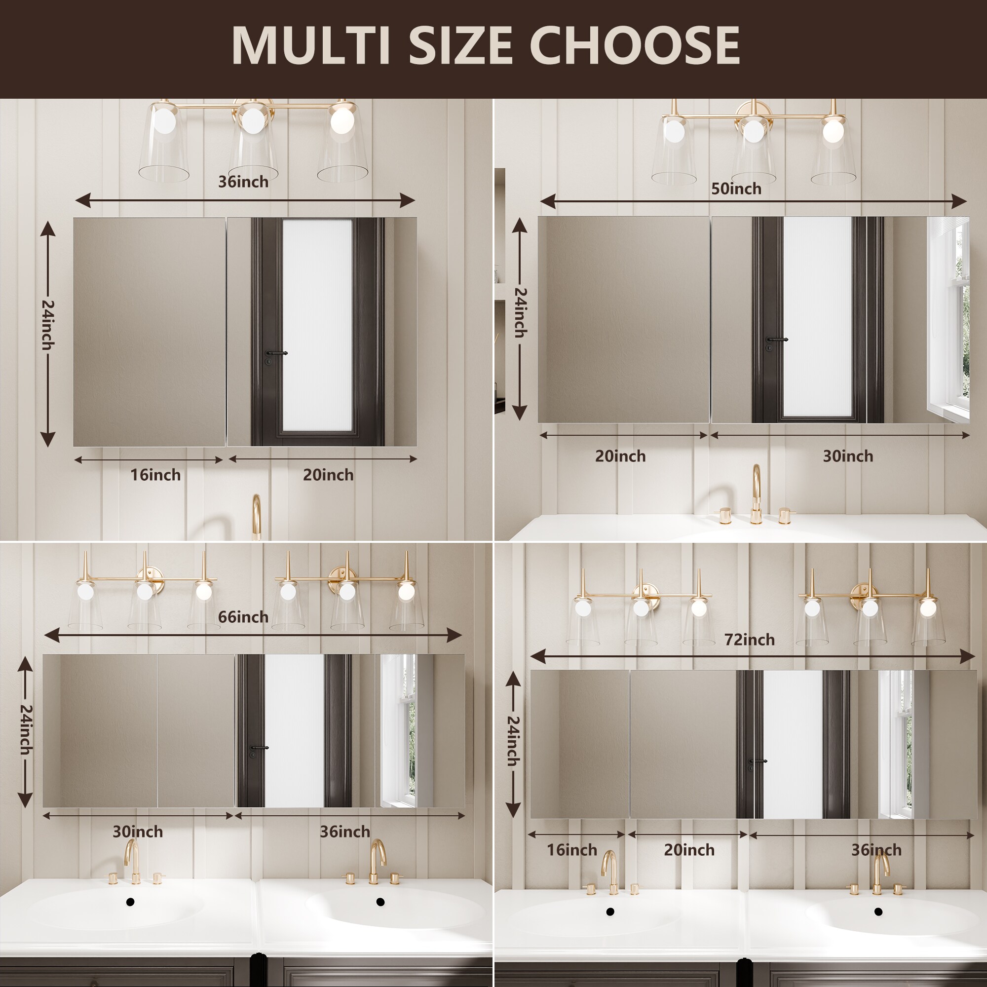 ExBrite KDMC3024V18SL Bathroom-Medicine-Cabinets - View #14