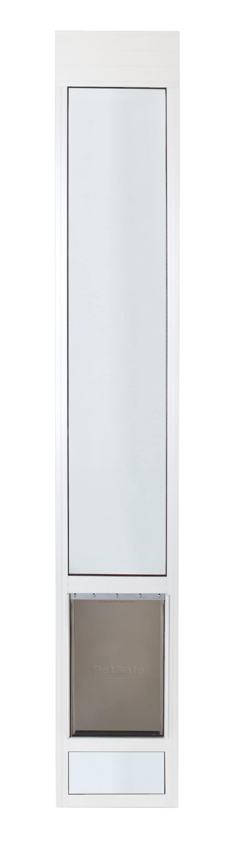 PetSafe 15 3 4 in x 85 1 4 in White Aluminum Large Dog Cat Door for Sliding Door in the Pet Doors department at Lowes