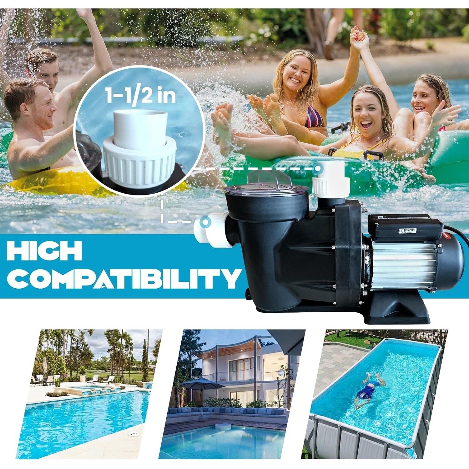 Qeetex GGL-PHO-34GGNKWL Pool-Pumps - View #4