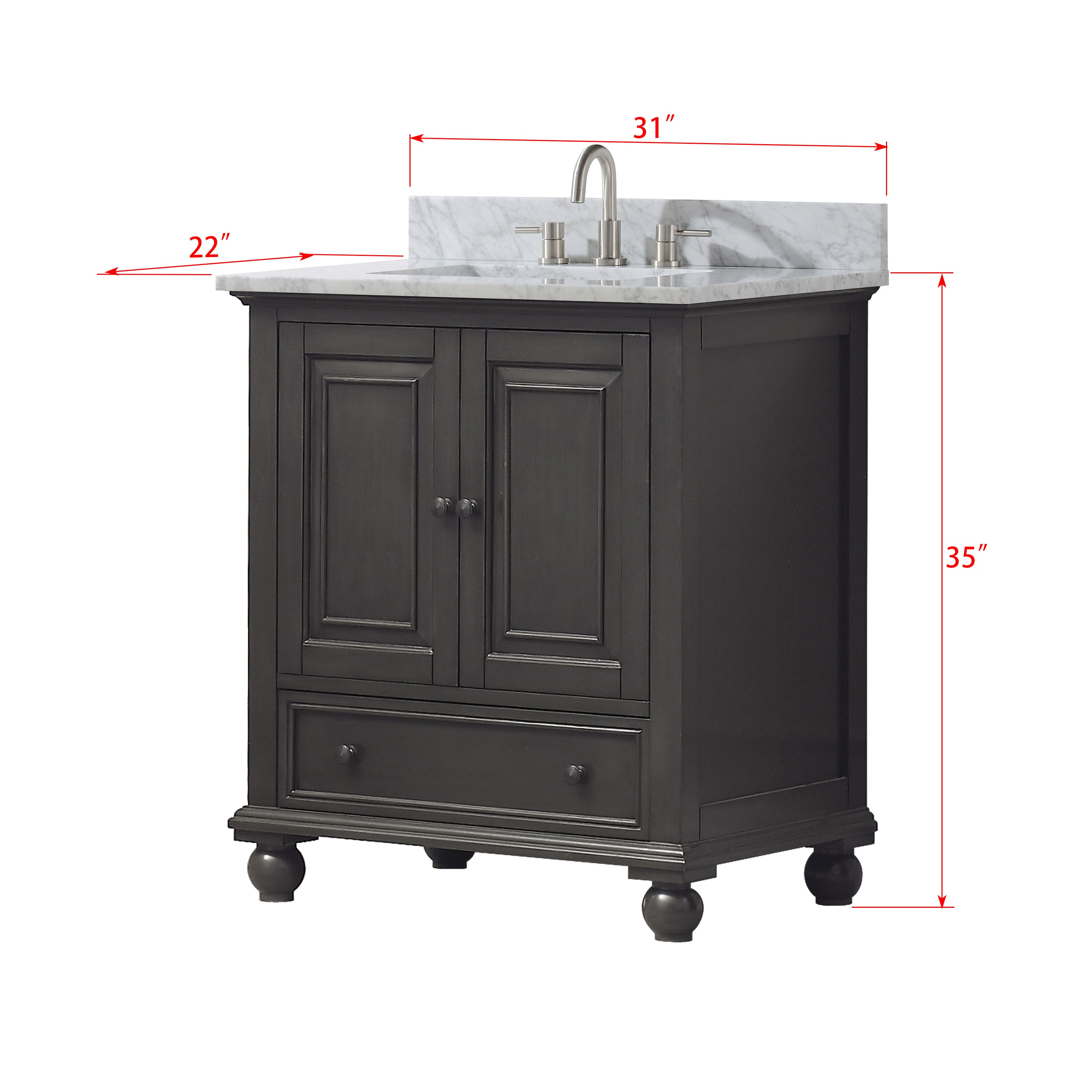 Avanity THOMPSON-VS30-CL-C Bath-Vanity-Combo - View #3