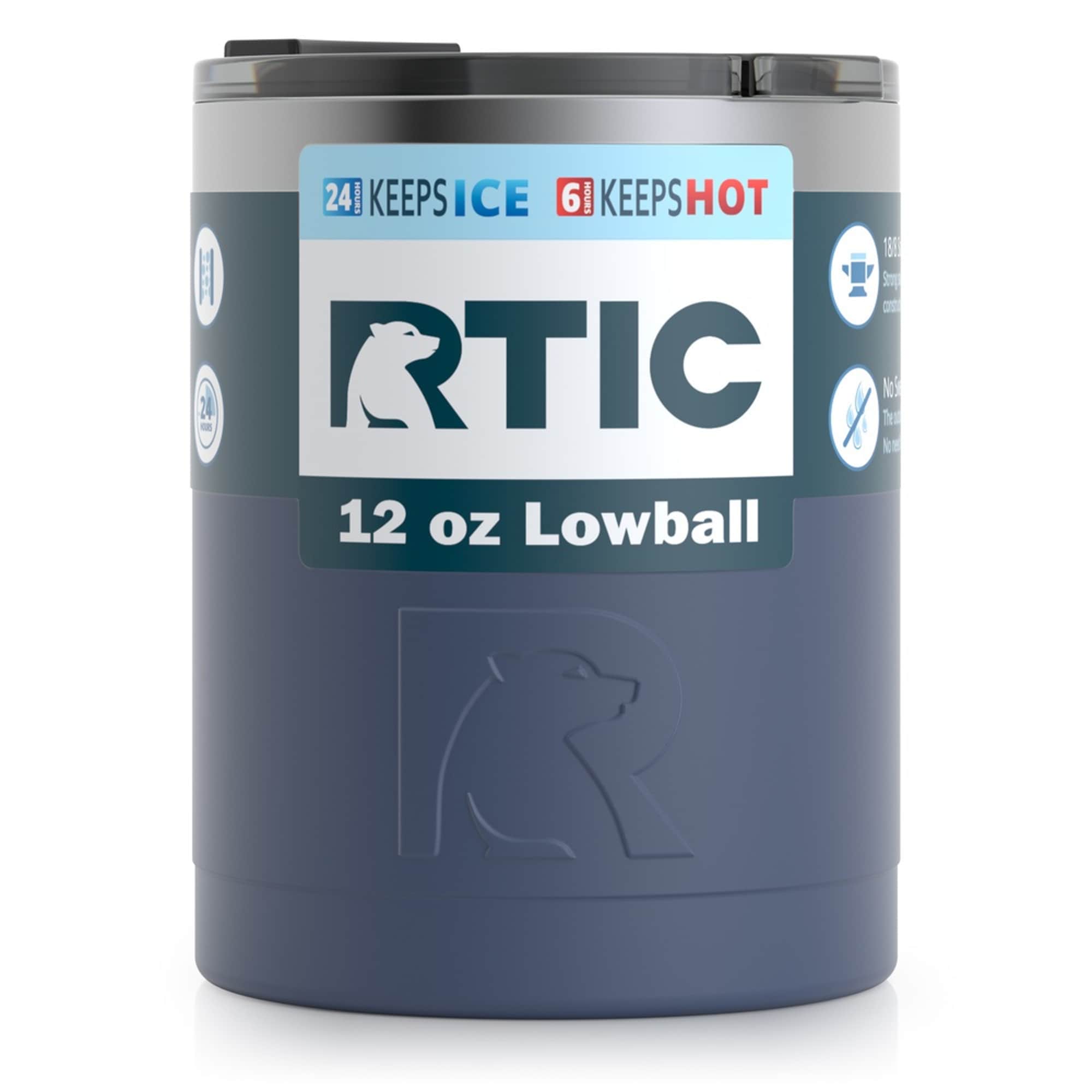 RTIC Outdoors Lowball Tumbler 12-fl oz Stainless Steel Insulated