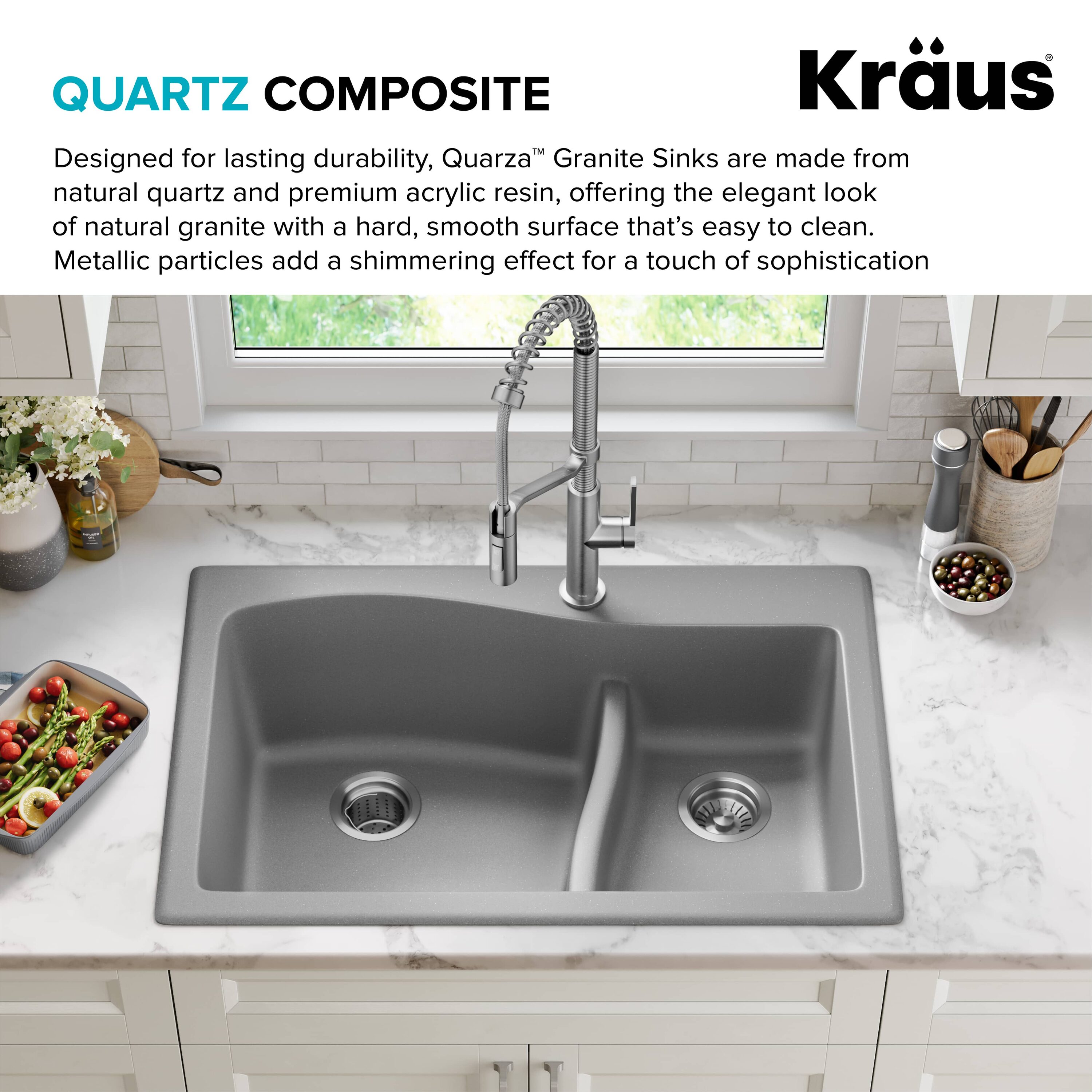 Kraus KGD-442GREY Kitchen-Sinks - View #7