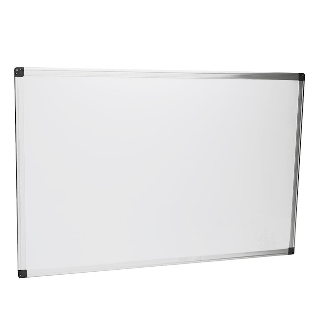 Lorell® Magnetic Dry-Erase Whiteboard Easel, 48 x 72, Aluminum Frame With  Silver Finish