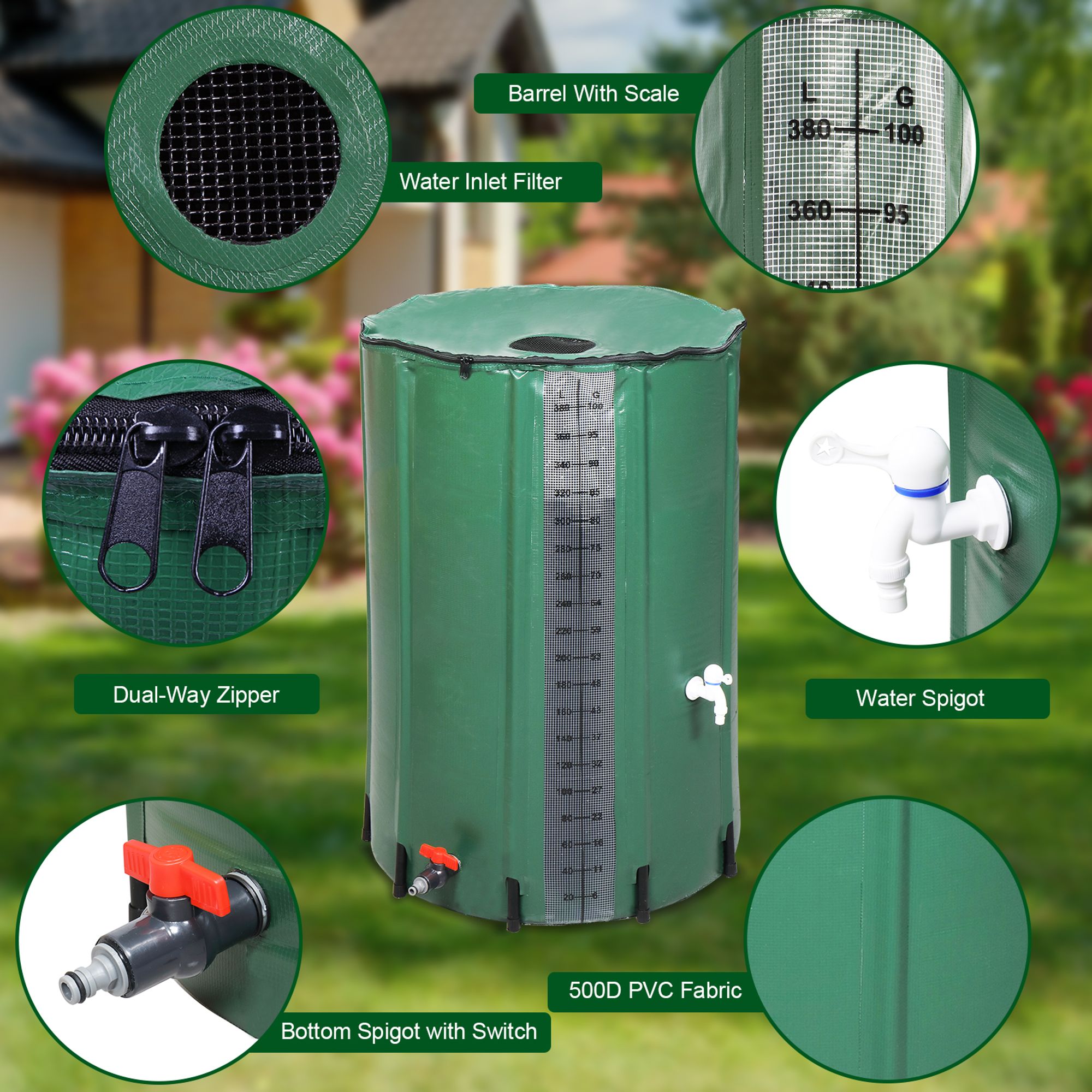 Winado TGK1-G55000043 Rain-Barrels - View #4