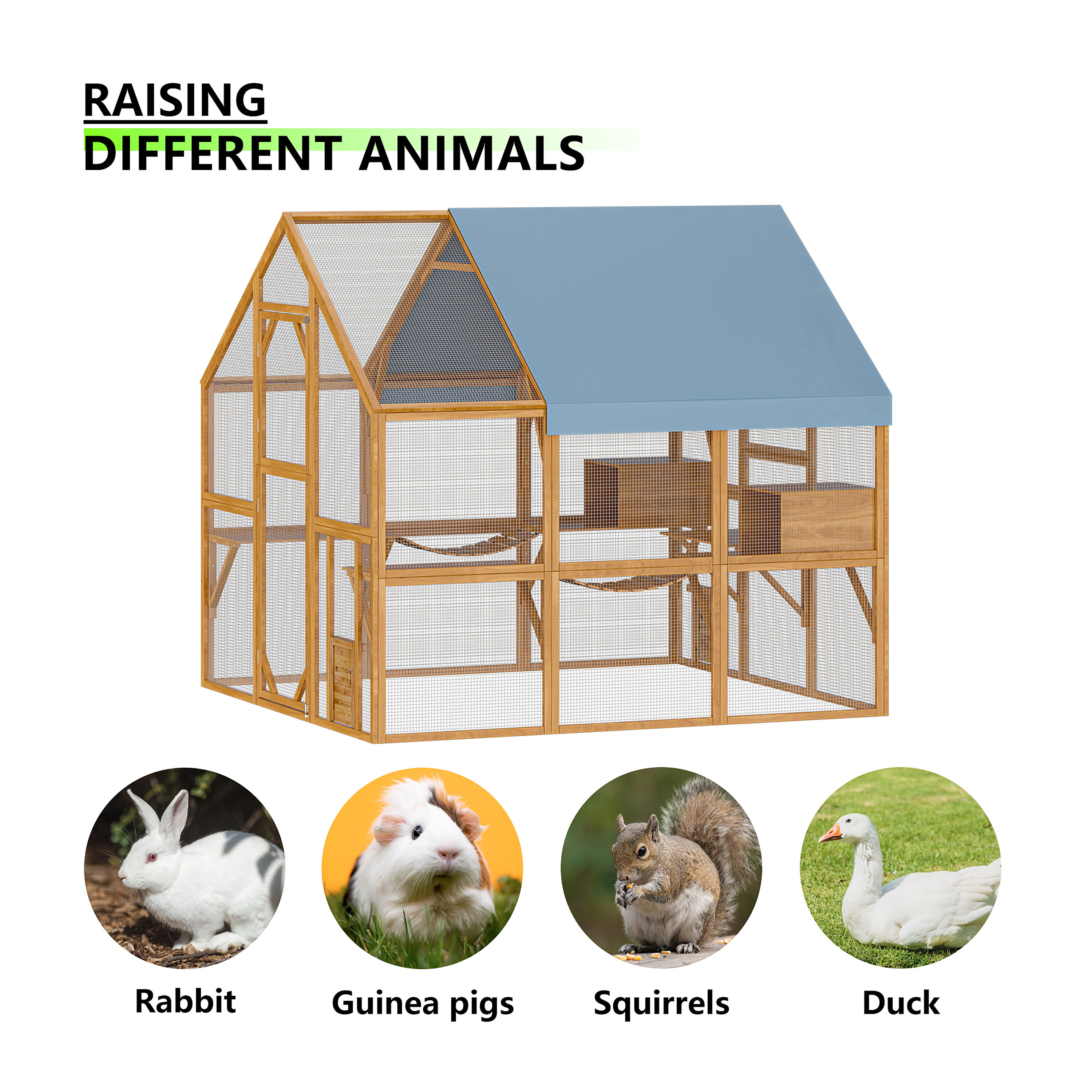MIDHAM KF150158-07+08 Chicken-Coops-Rabbit-Hutches - View #10