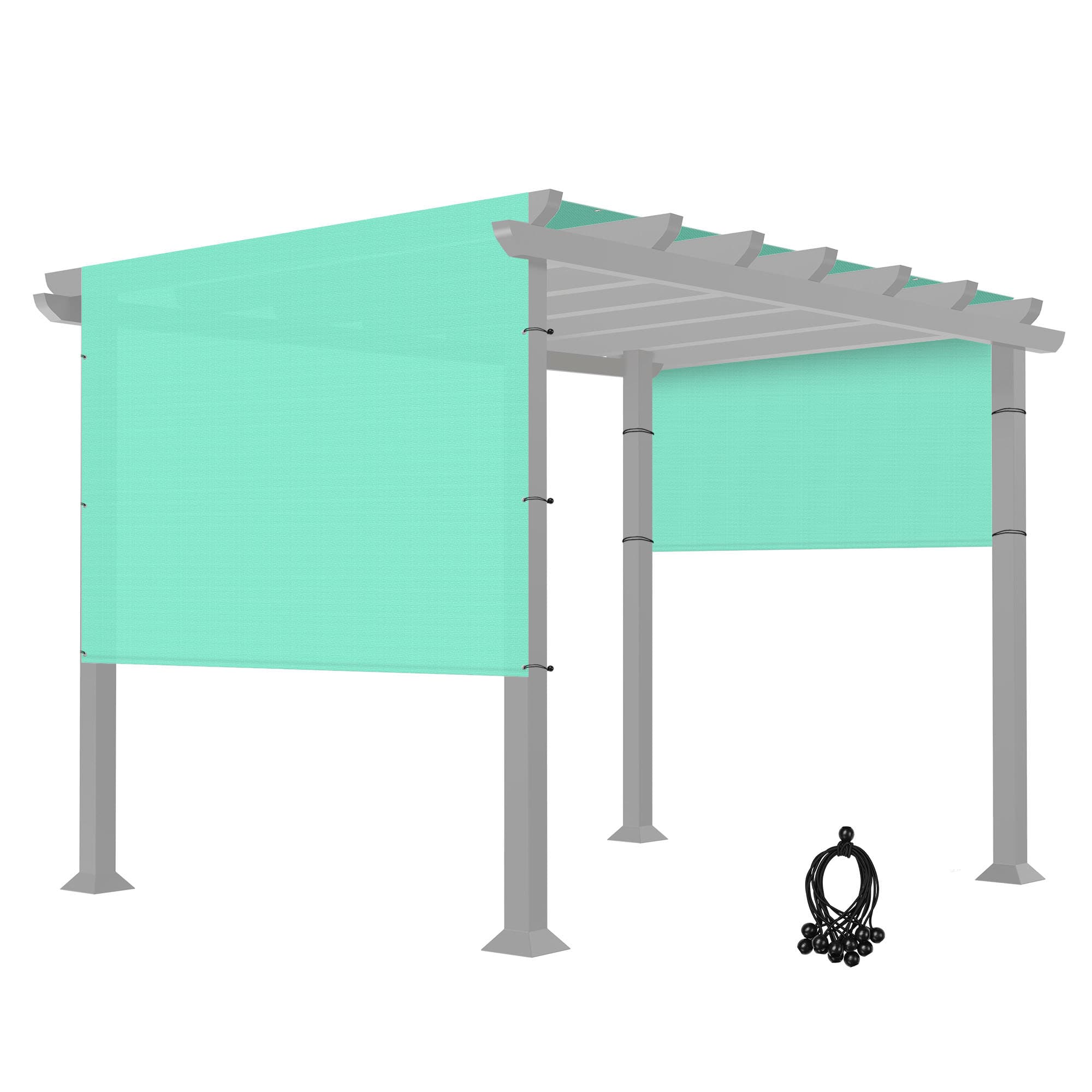 Yescom 07PCP003-8X16-T03-LO 8x16 Ft Universal Pergola Canopy Replacement Cover Sun Shade Rod Pocket Patio
