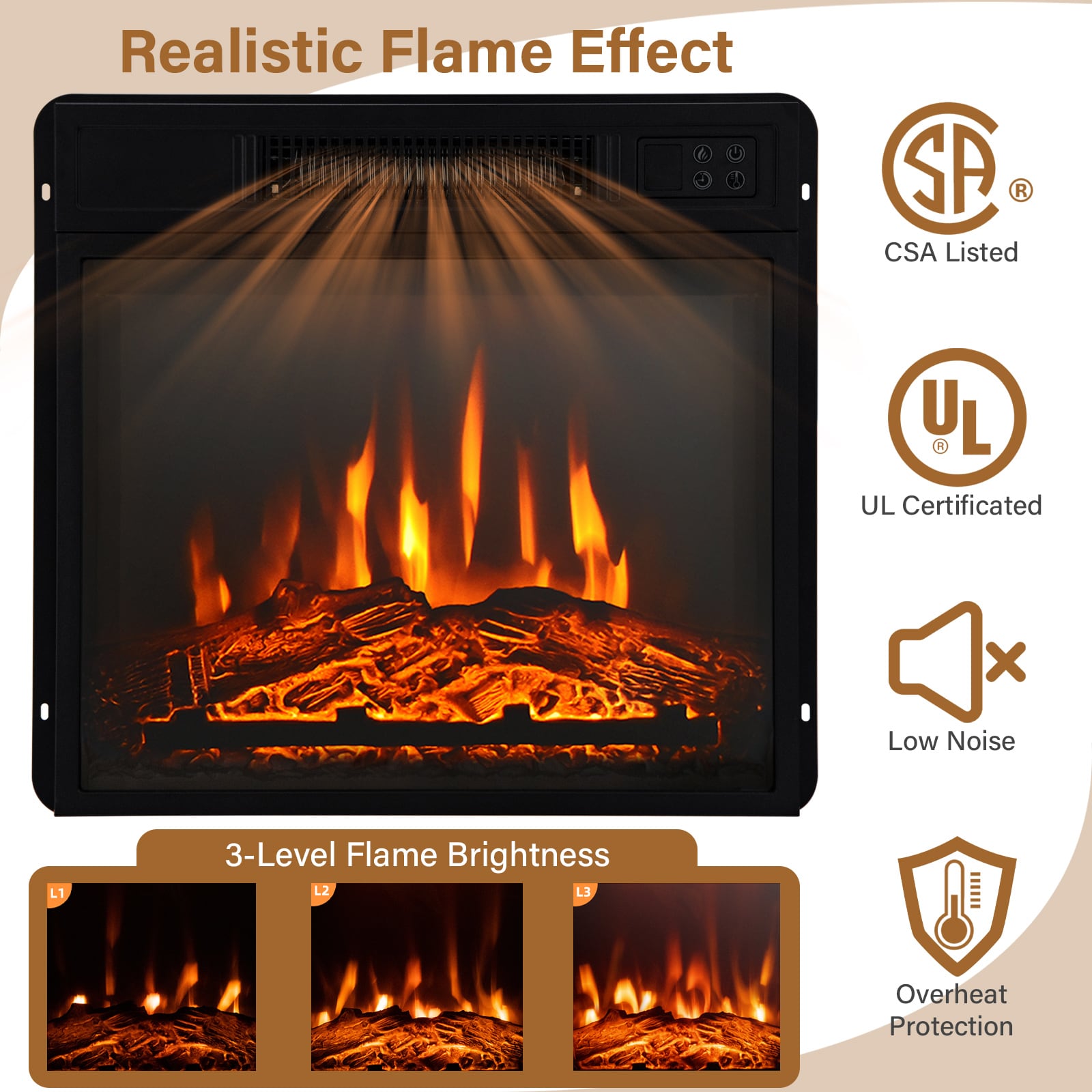 Slickblue D-CO-AN-SU20101PF Electric-Fireplaces - View #4