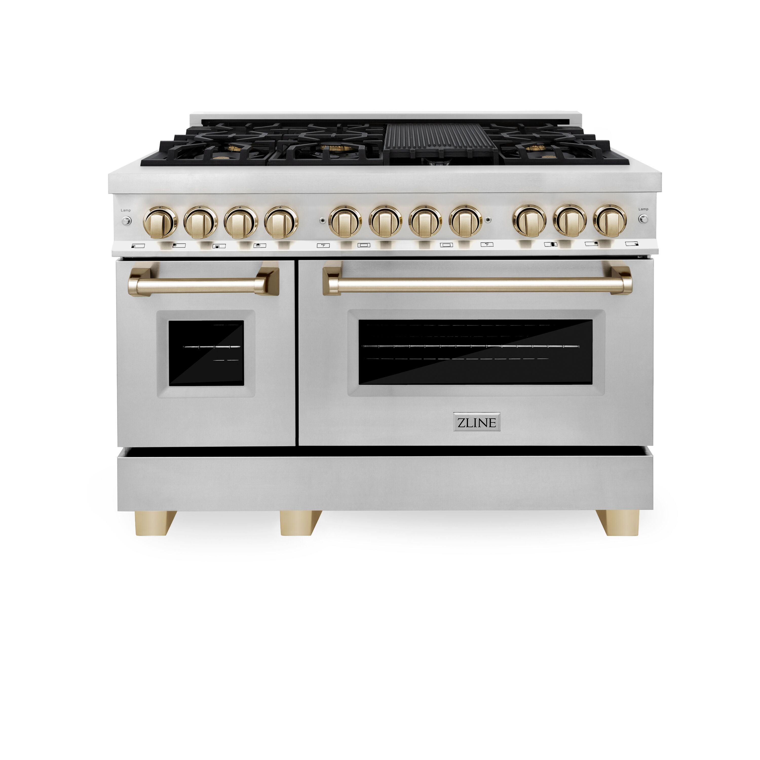 ZLINE KITCHEN & BATH RAZ-48-G Double-Dual-Fuel-Ranges - View #2