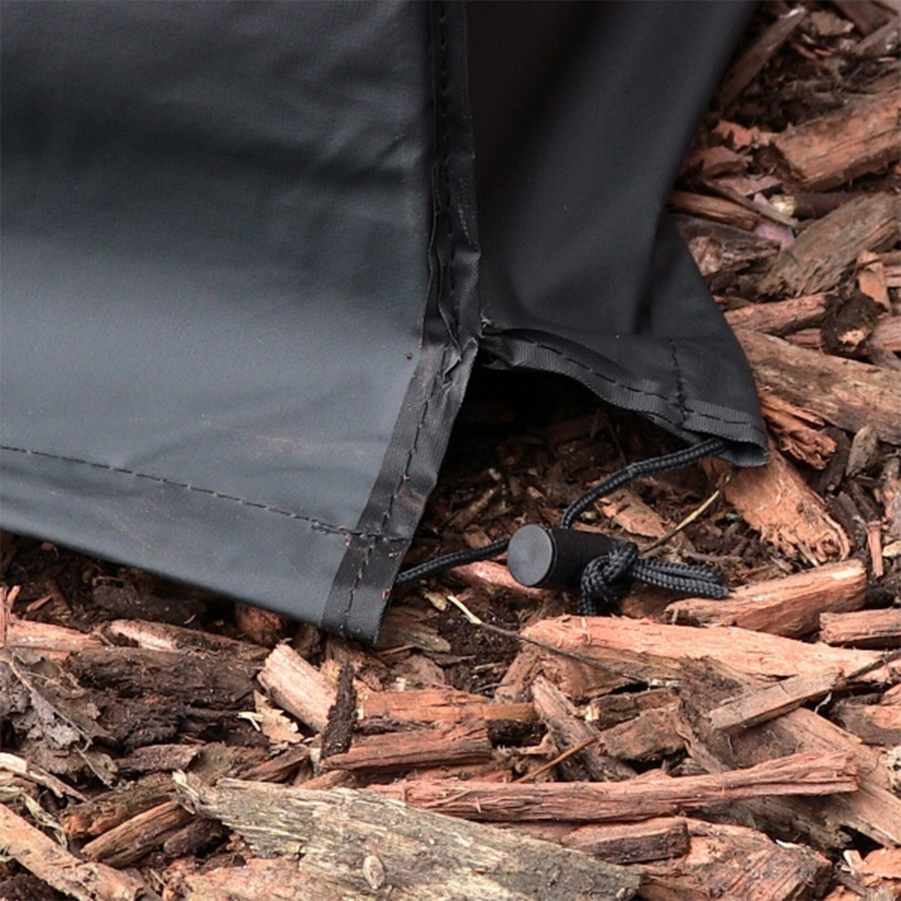 Sunnydaze Decor FI-4818SBLK-INV Fire-Pit-Covers - View #3