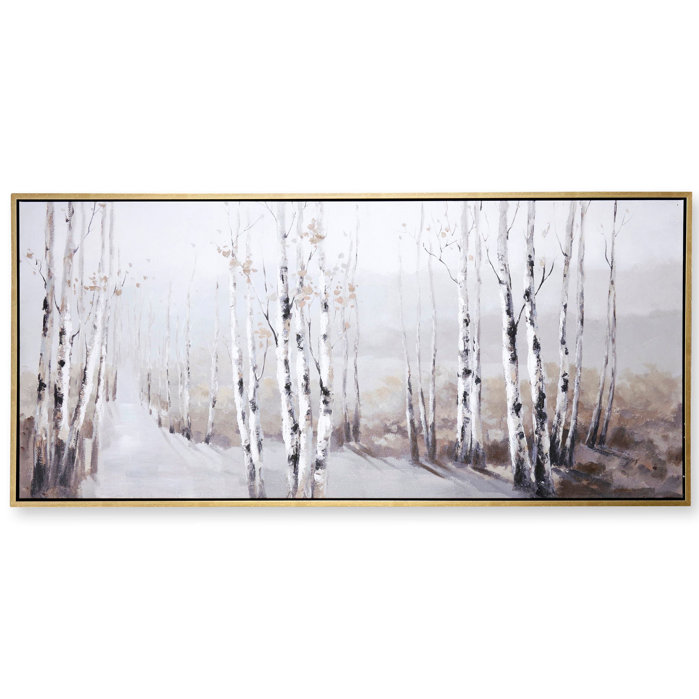 StyleCraft Home Collection WI33764DS Framed 32-Inches H x 2-Inches W Abstract Canvas Print
