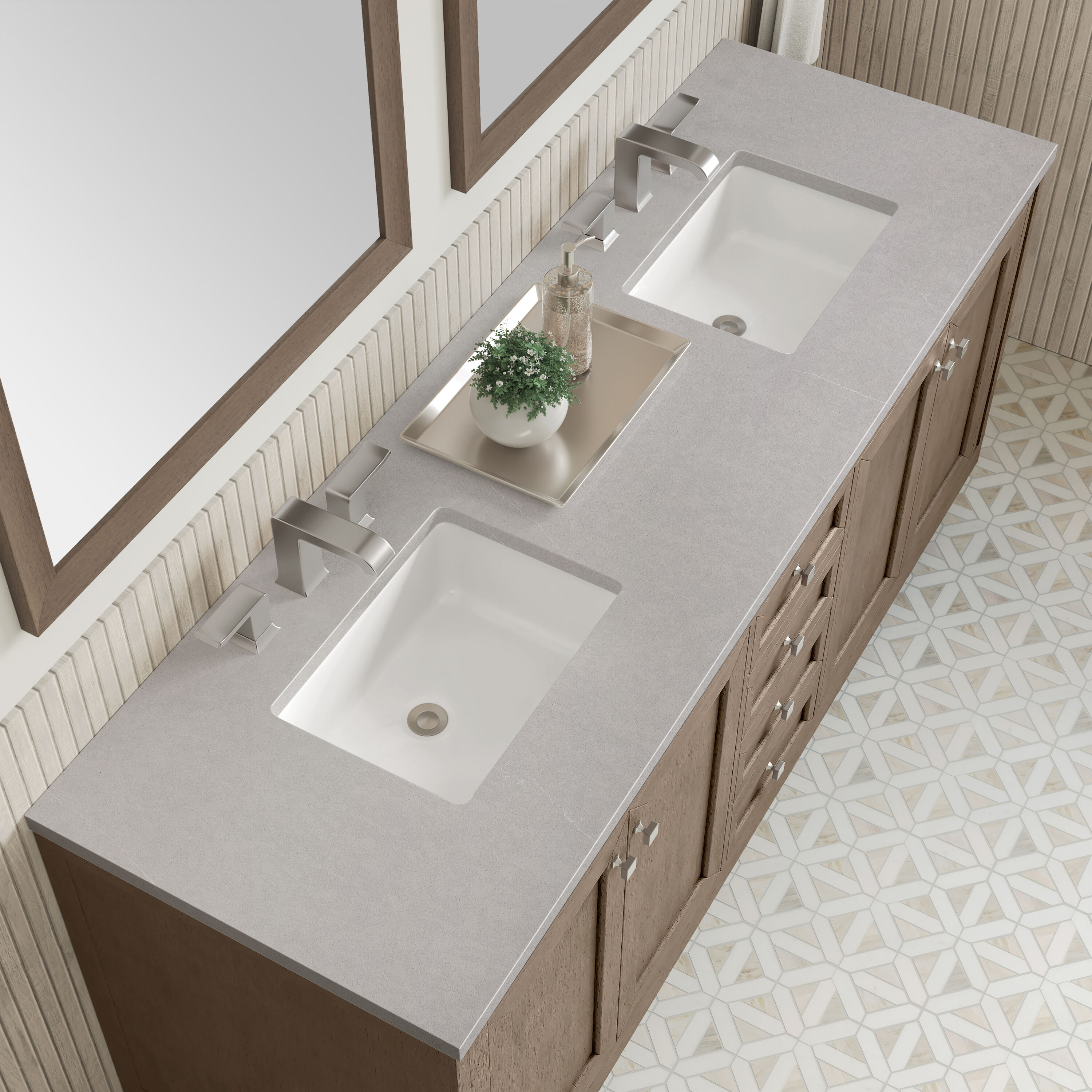 James Martin Vanities 305-V72-WWW-3ESR Bath-Vanity-Combo - View #10