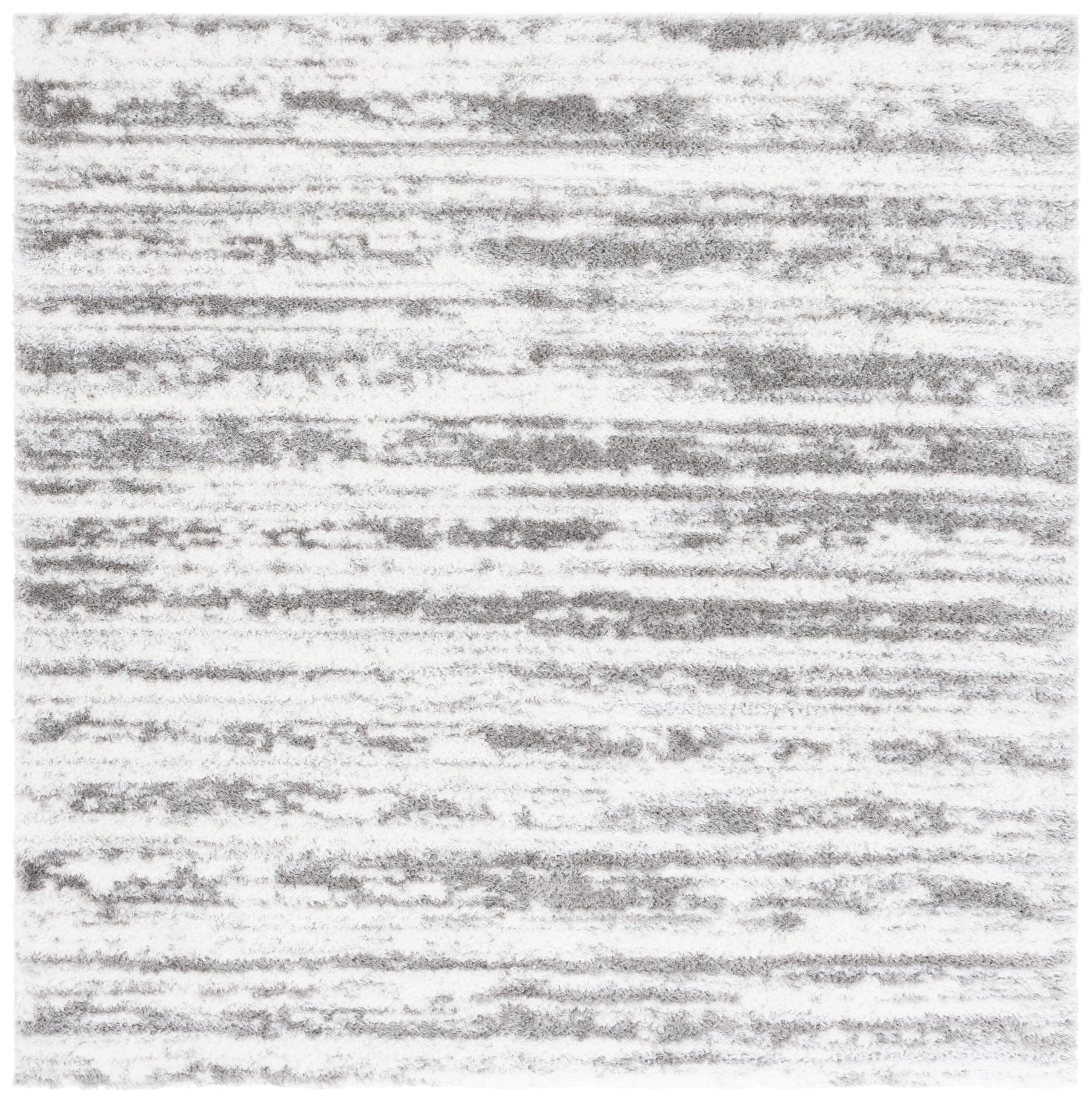 Safavieh THO686H-7SQ 7 x 7 (ft) Loomed Polypropylene Ivory/Dark Gray Square Indoor Distressed/Overdyed Mid-Century Modern Area rug