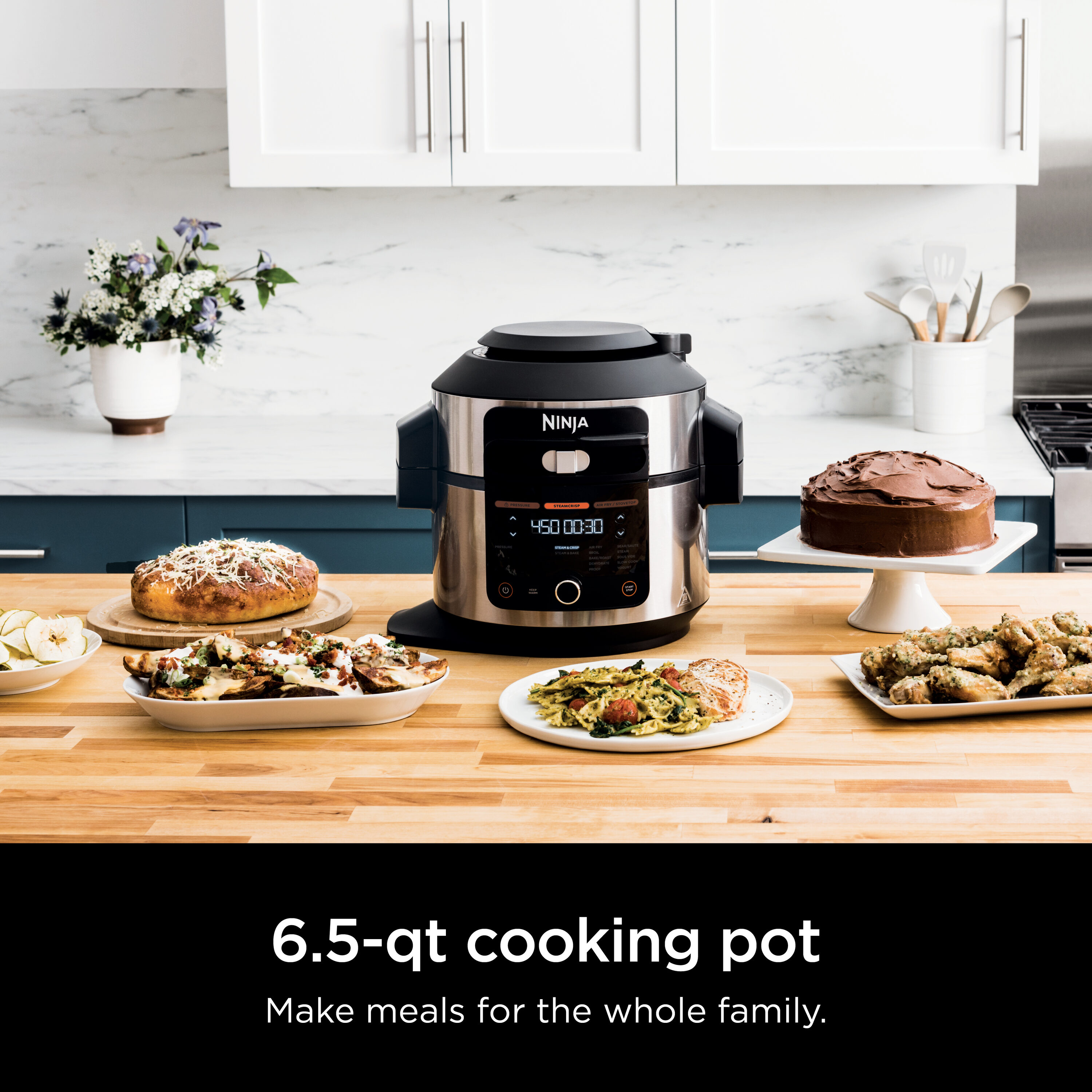  Baking Set for Ninja Foodi 6.5 Qt, 8 Qt, Ninja Foodi Pressure  Cooker + Air Fryer Deluxe Bake Kit, Dishwasher Safe Air Fryer Accessories  Set : Home & Kitchen