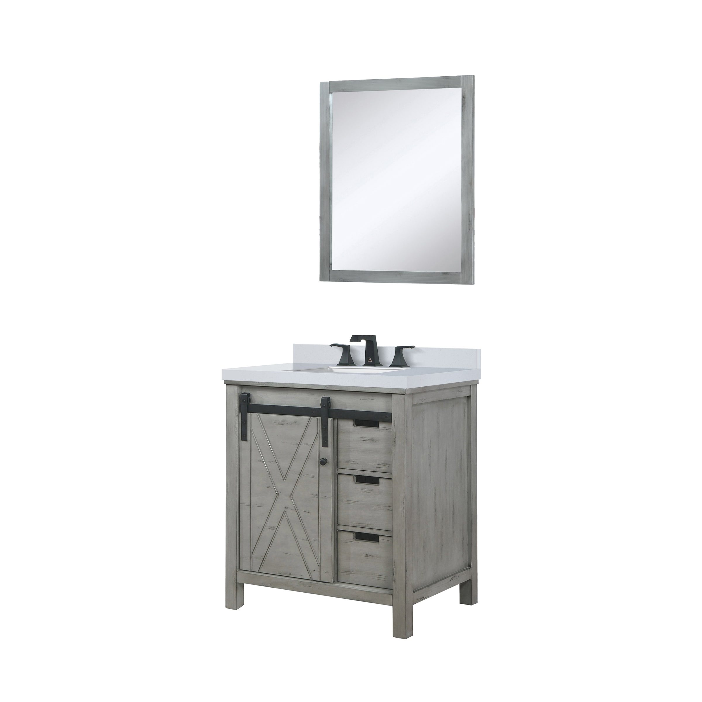 Lexora LM342230SHCSM28F Bath-Vanity-Combo - View #4