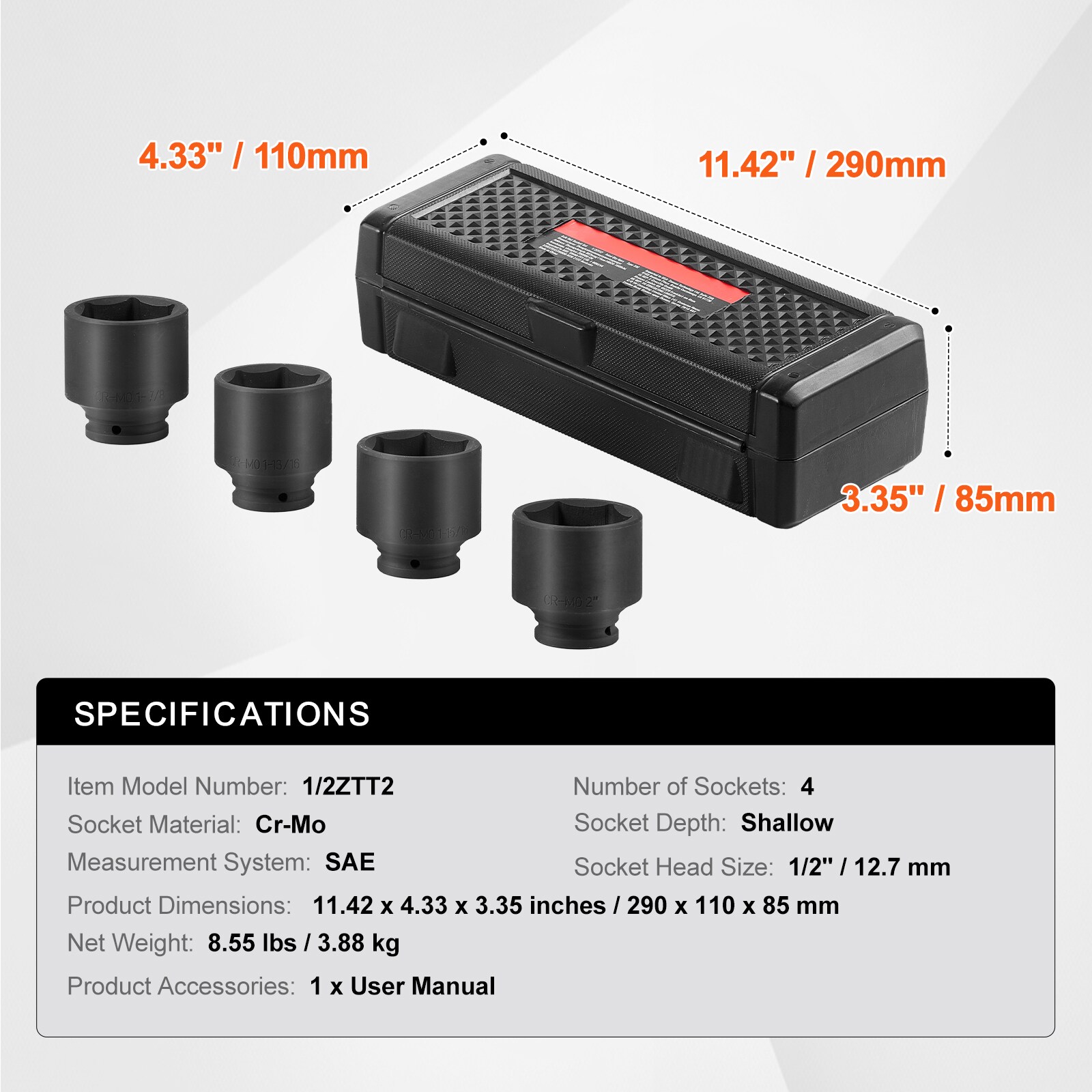 VEVOR SCZLMTTCZLM106227V0 Impact-Socket-Sets - View #7