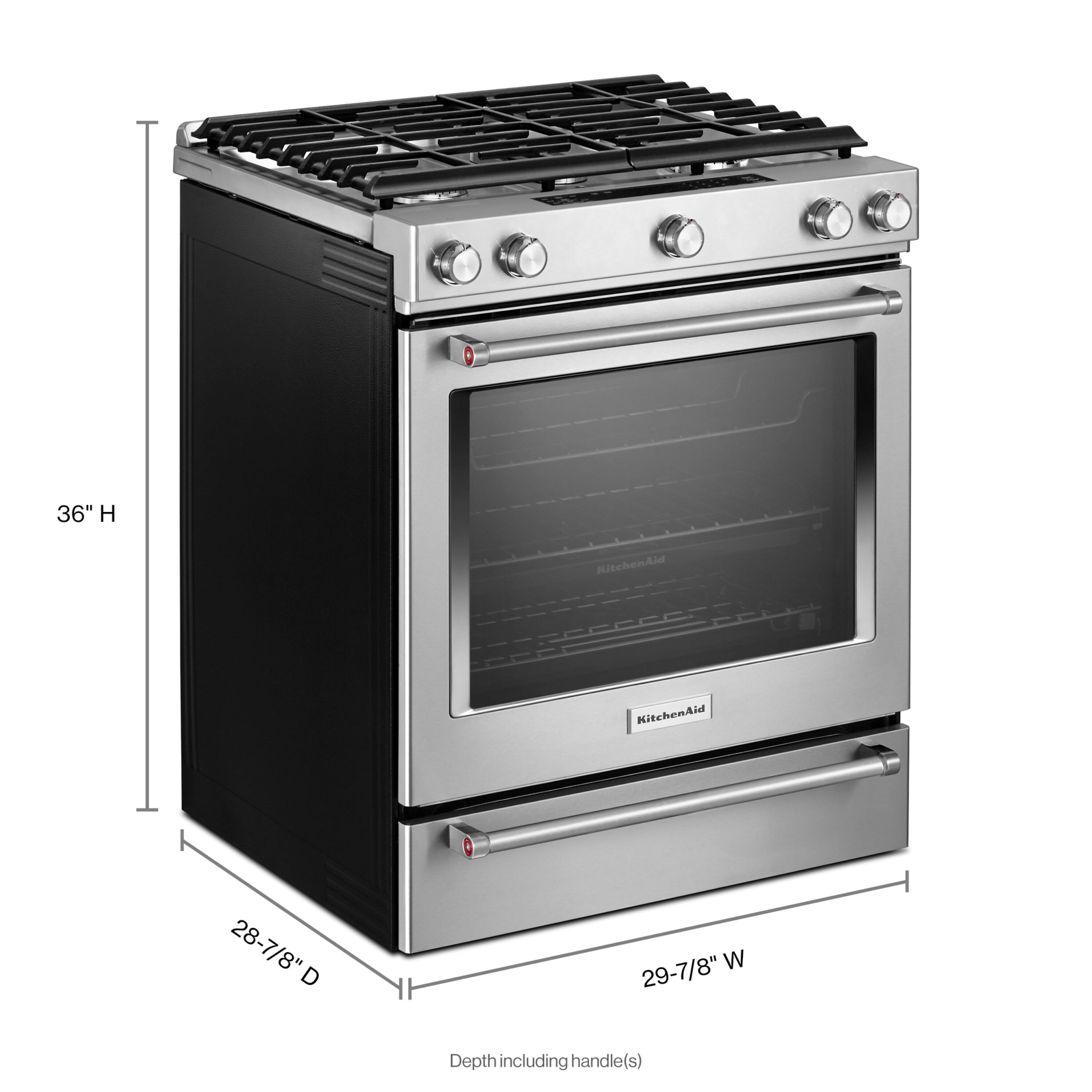 KitchenAid KSGB900ESS Freestanding-Gas-Ranges - View #4